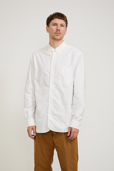 Eastlogue | B.D. Regular Shirt White Oxford | Maplestore