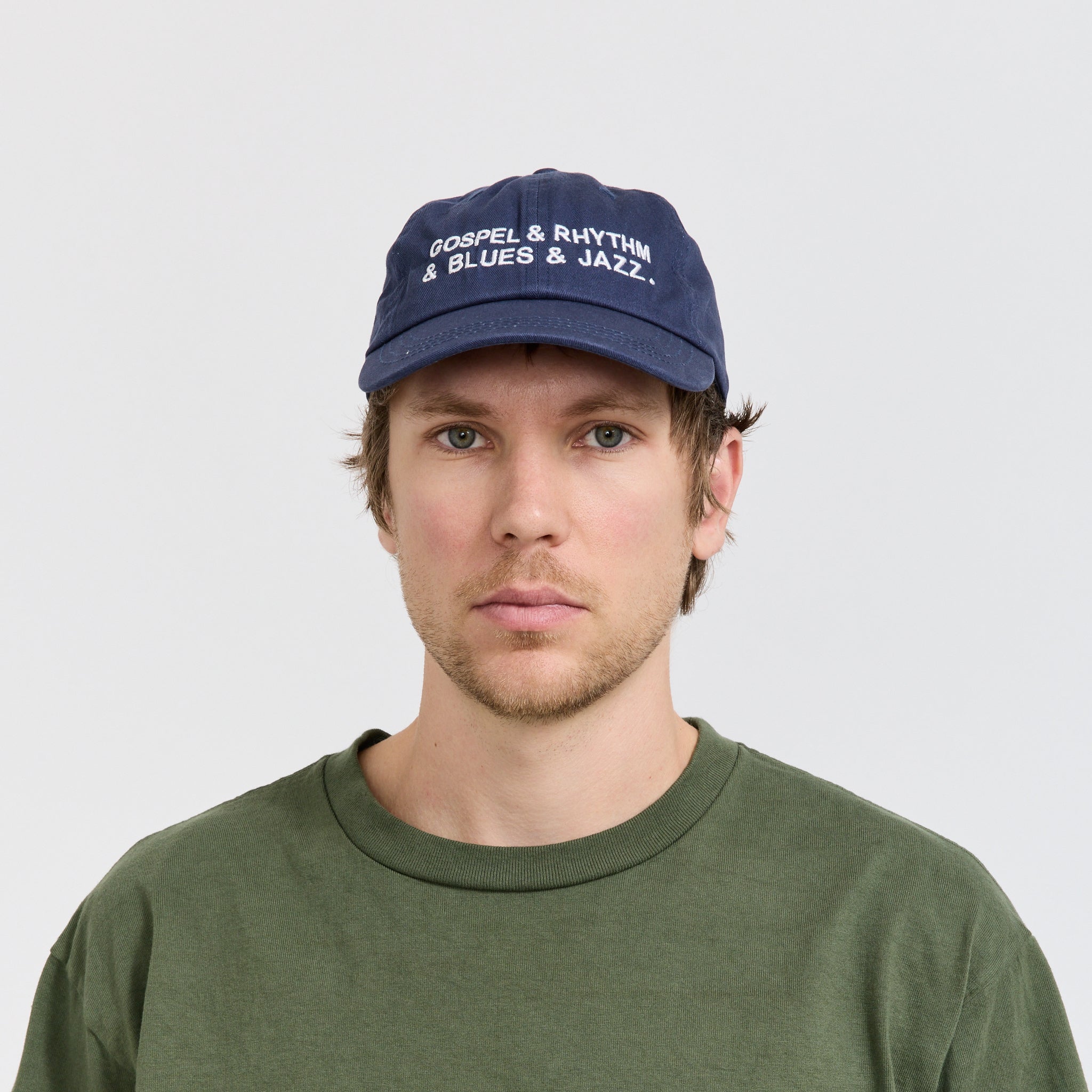 Gospel & Rhythm & Blues & Jazz Embroidered Cap Navy