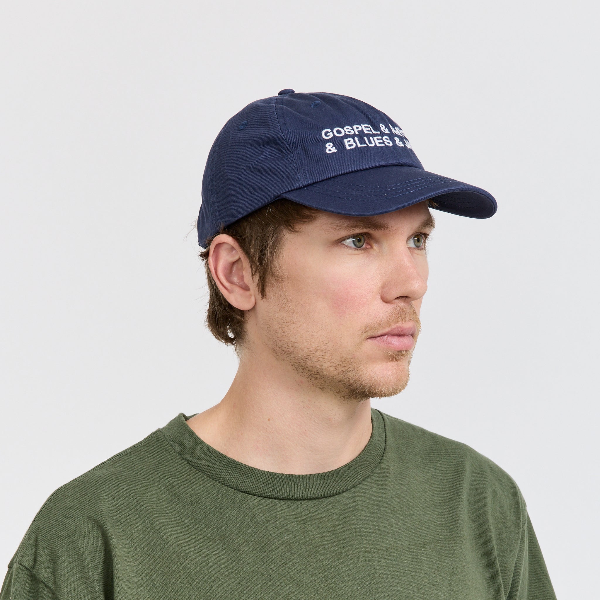 Gospel & Rhythm & Blues & Jazz Embroidered Cap Navy