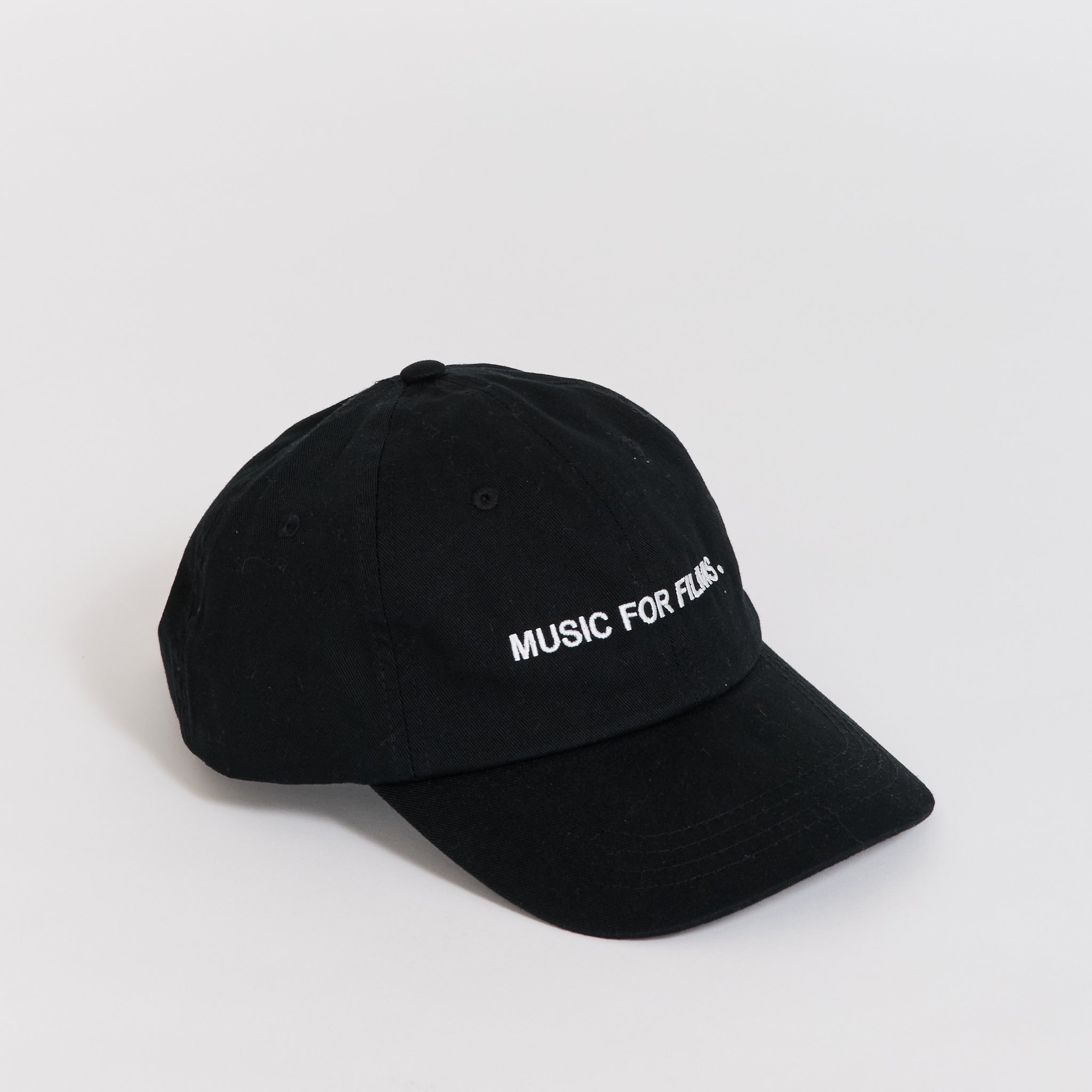 Music For Films Embroidered Cap Black