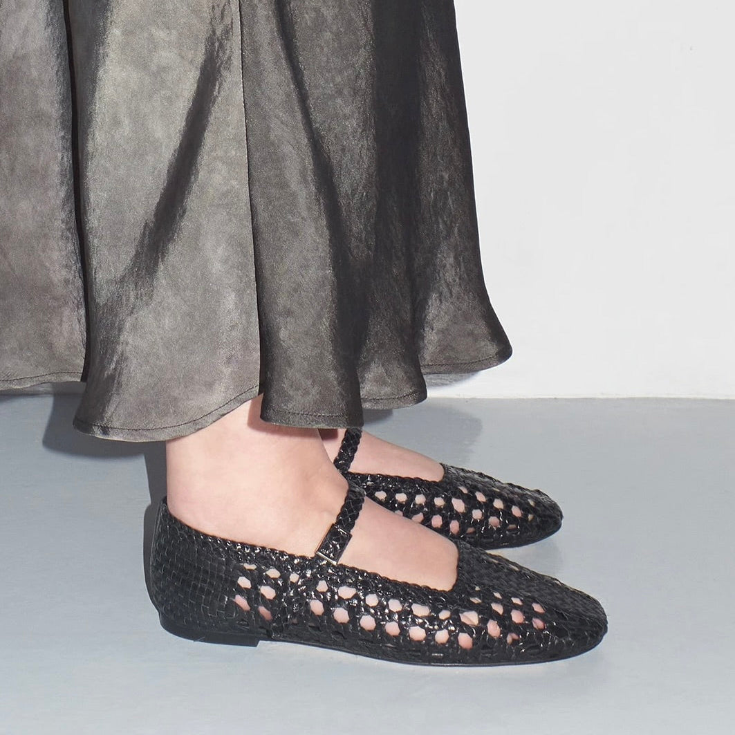 Miista | Yeida Black Ballerina | Maplestore