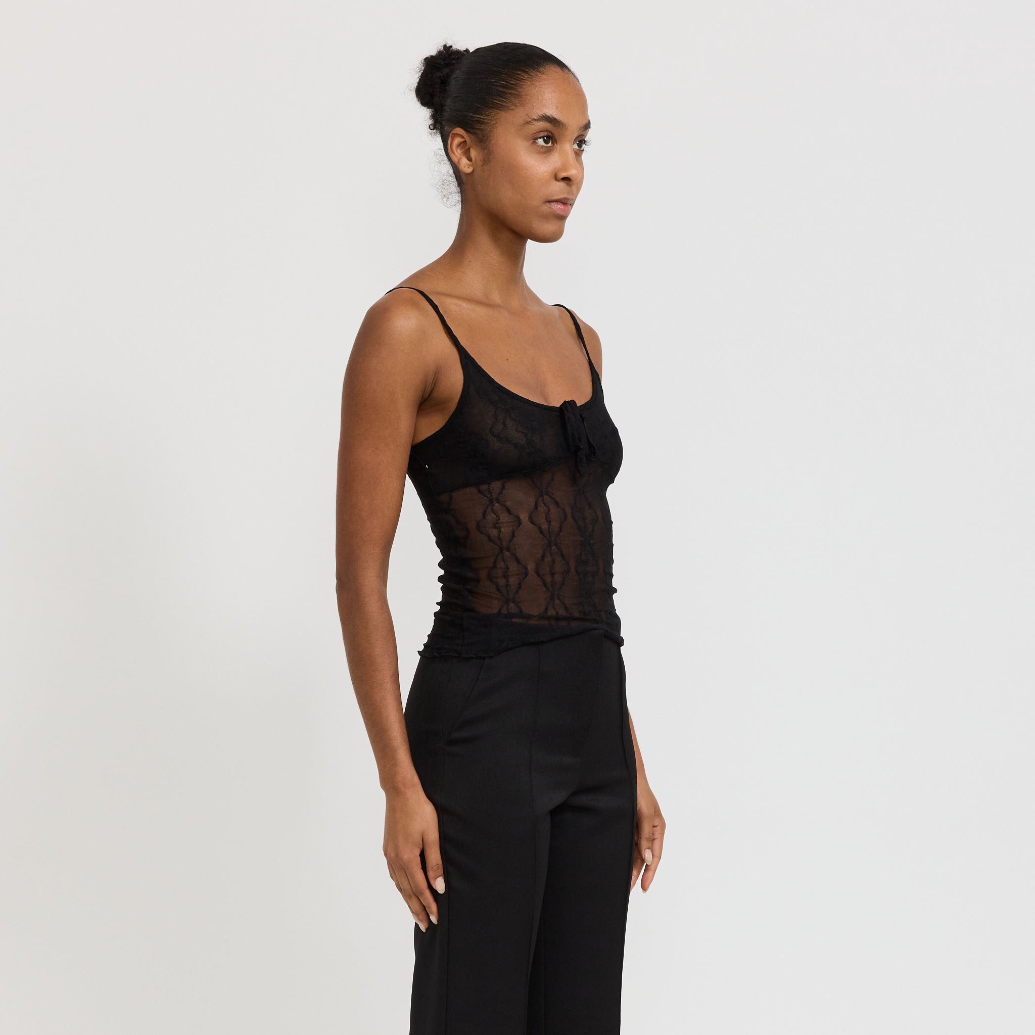 Find Me Now | Mariposa Lace Ruched Cami Night | Maplestore