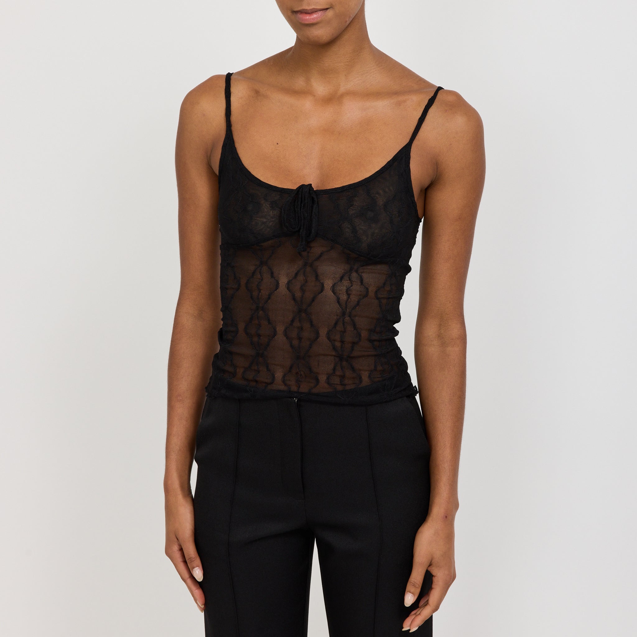 Find Me Now | Mariposa Lace Ruched Cami Night | Maplestore
