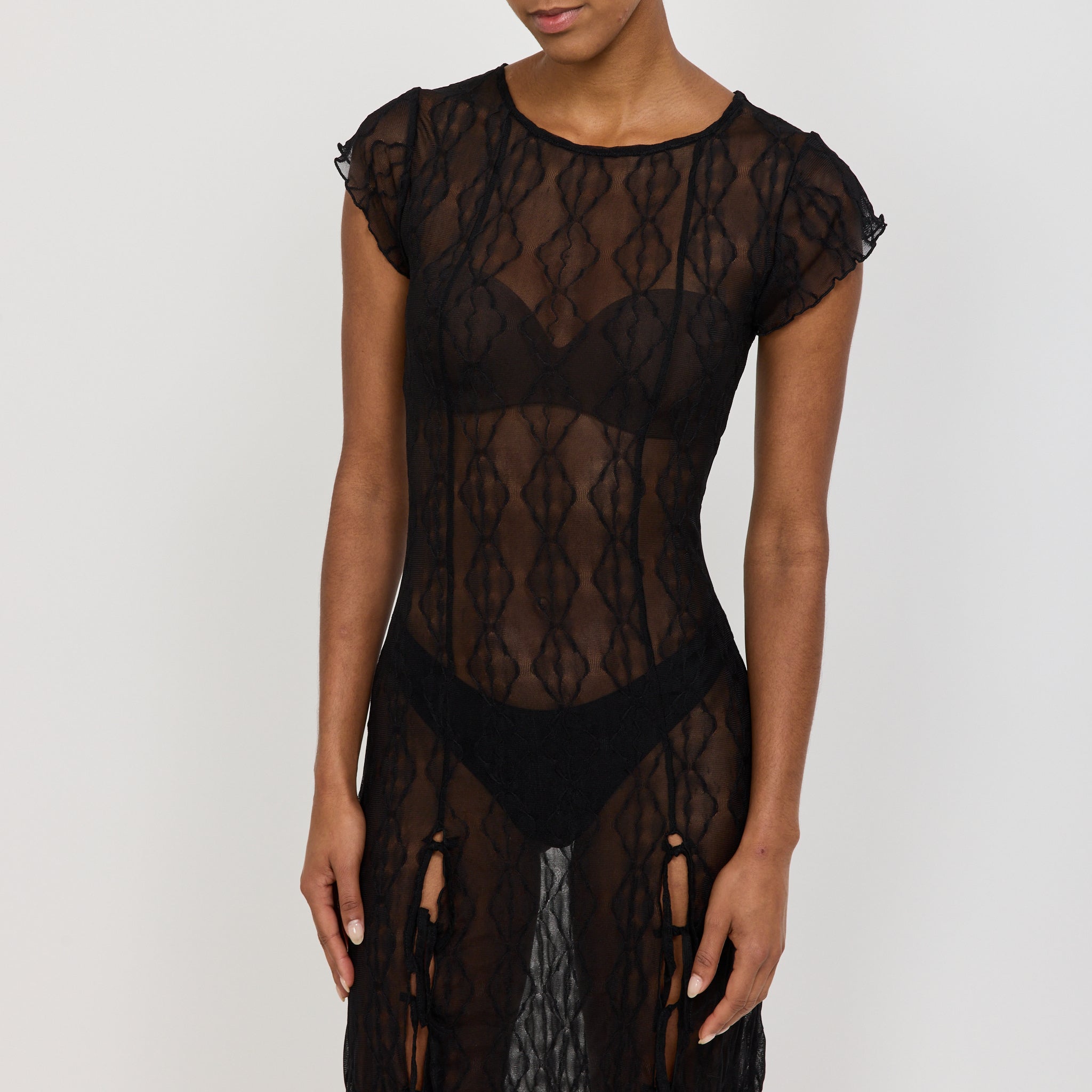 Find Me Now | Mariposa Lace Midi Dress Night | Maplestore
