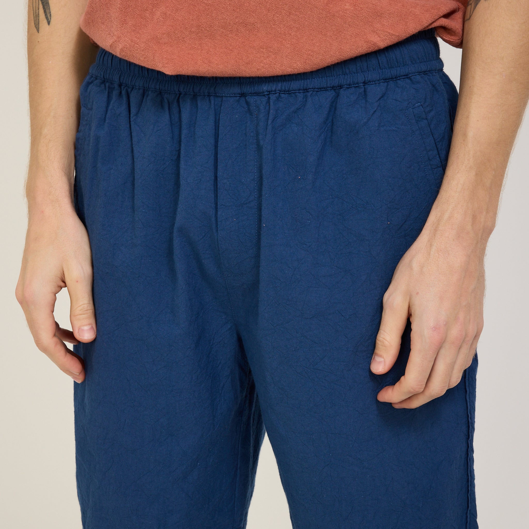 Folk | Assembly Short Blue Crinkle | Maplestore