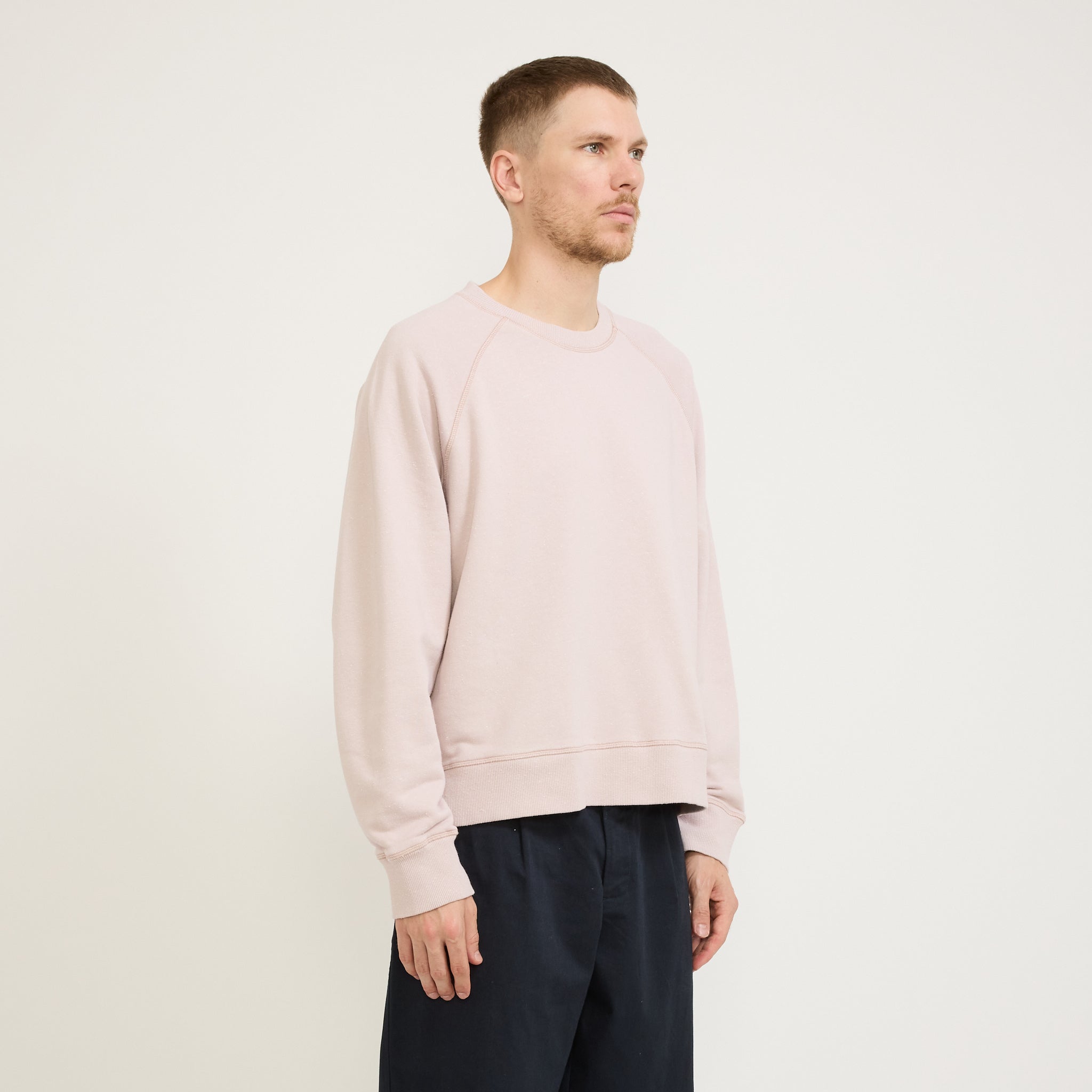 Folk | Engineered Raglan Sweat Sakura Pink | Maplestore