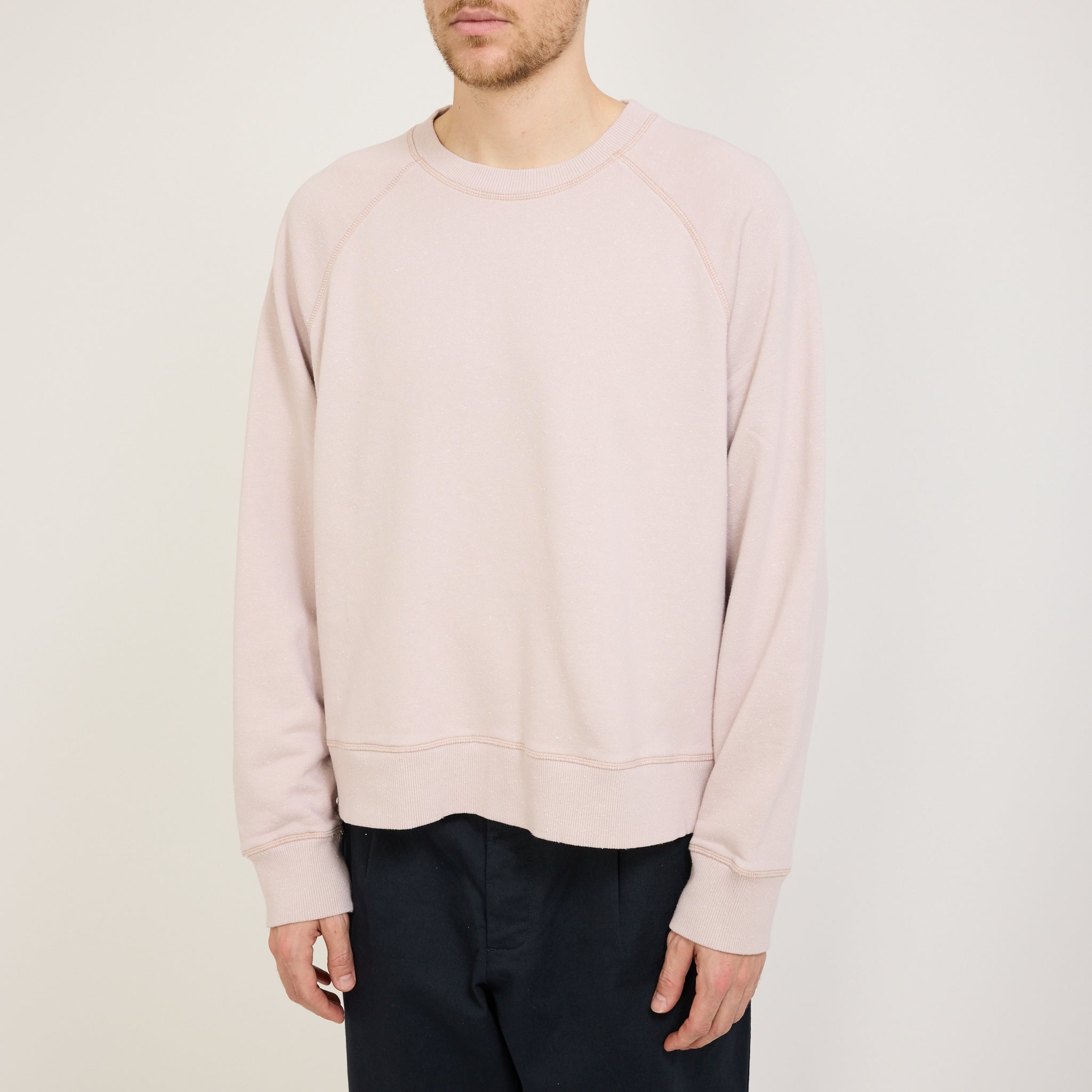 Folk | Engineered Raglan Sweat Sakura Pink | Maplestore