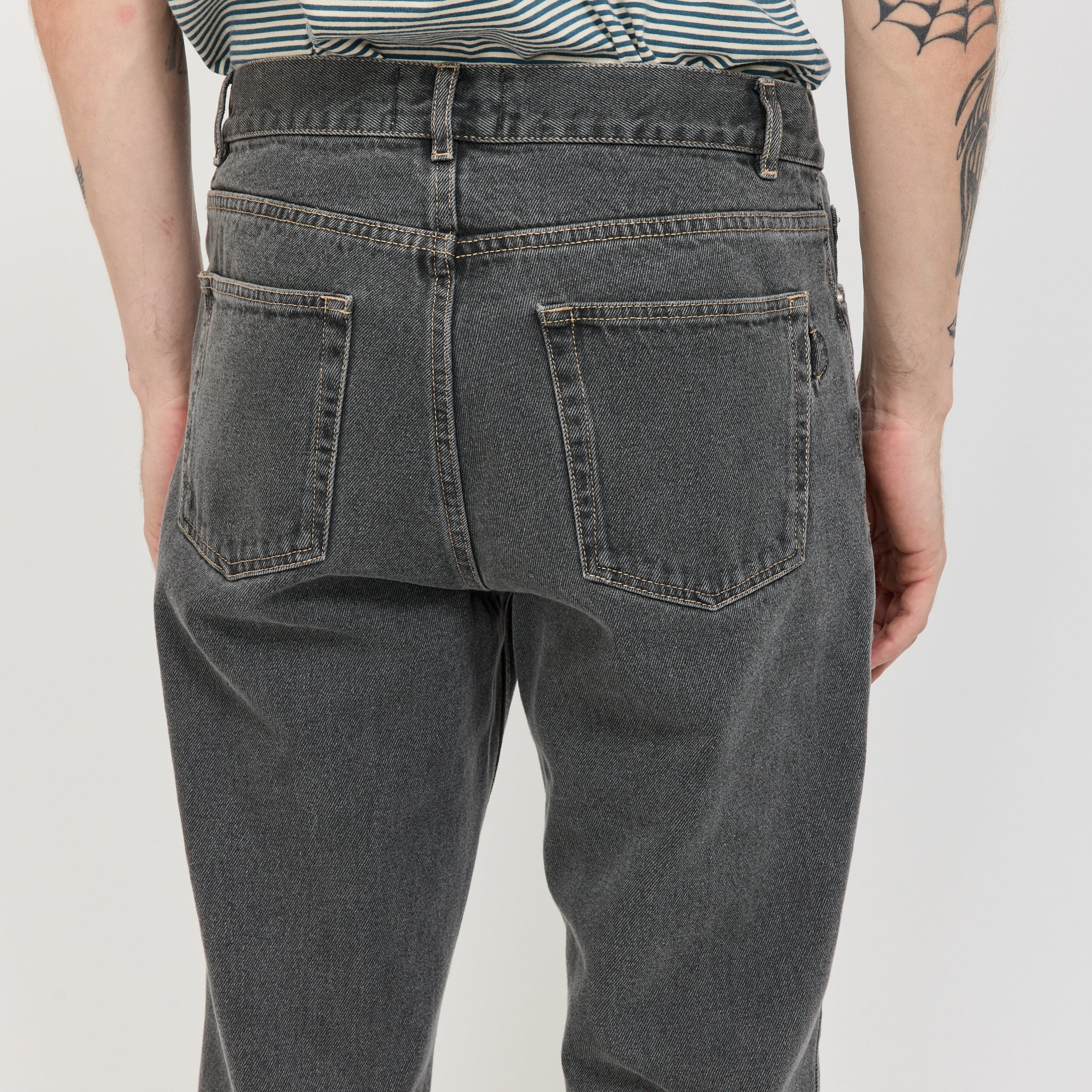 5 Pocket Jean Smoke Grey Denim