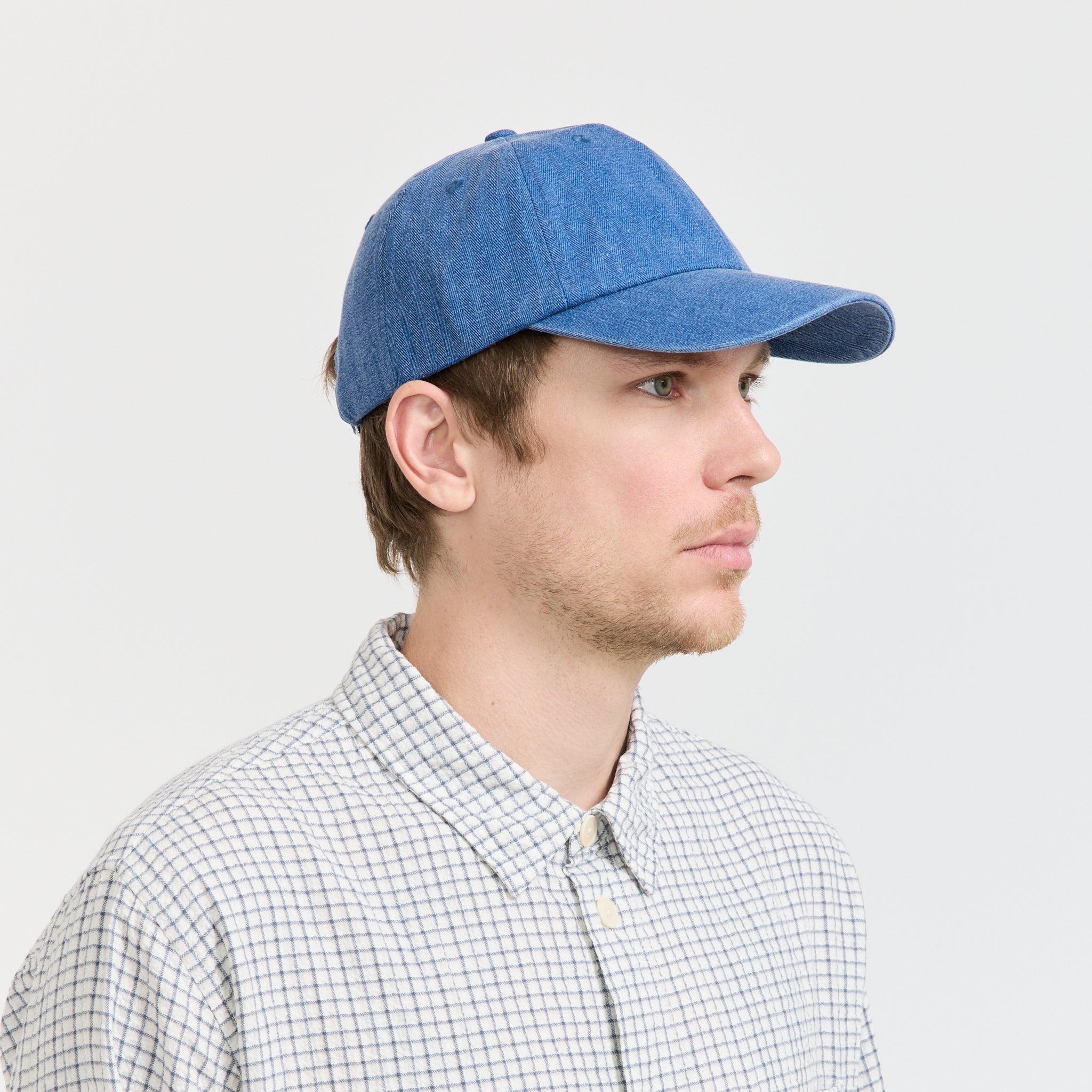 Folk | Herringbone Cap Bright Blue | Maplestore