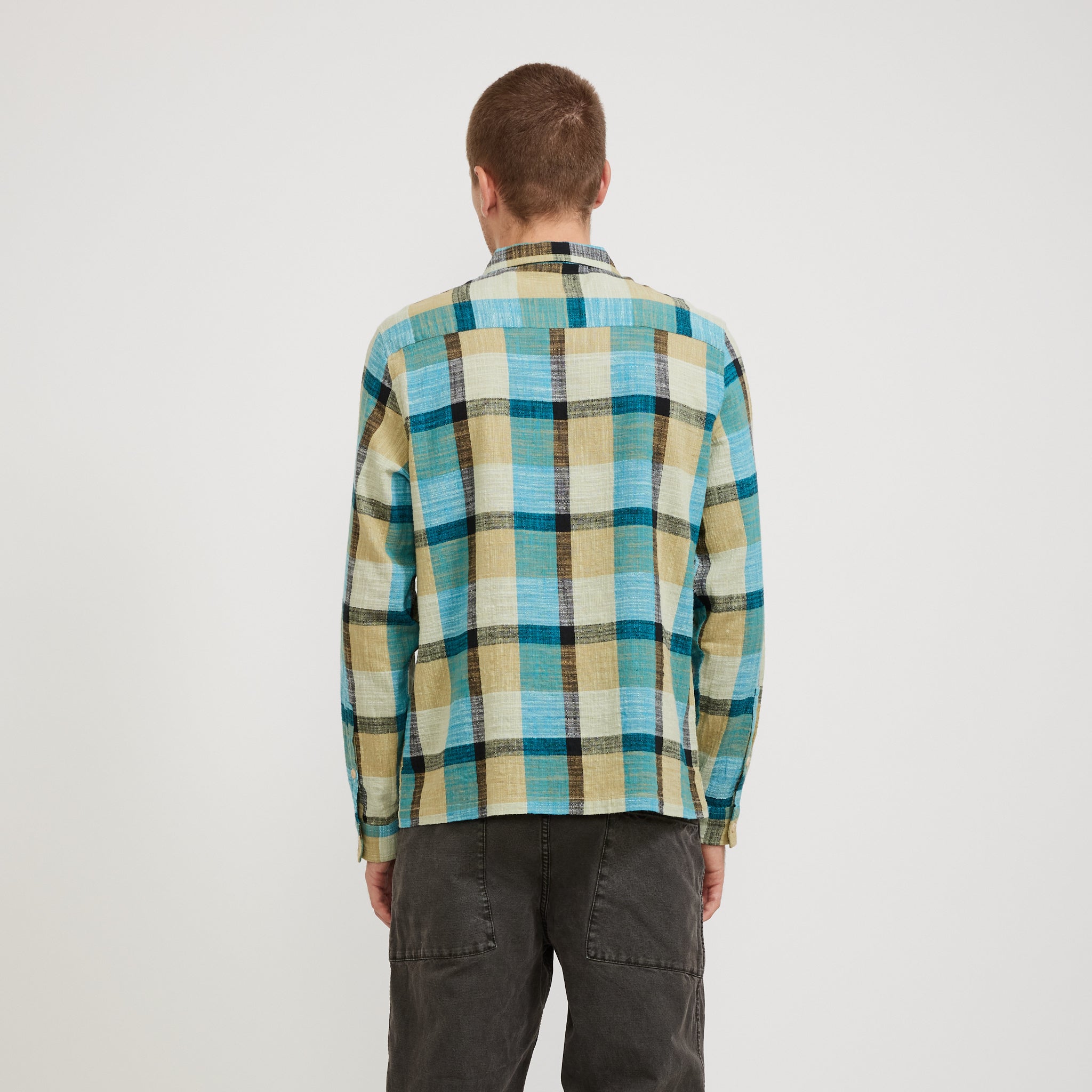 Folk | Patch Shirt Multi Gingham Check | Maplestore