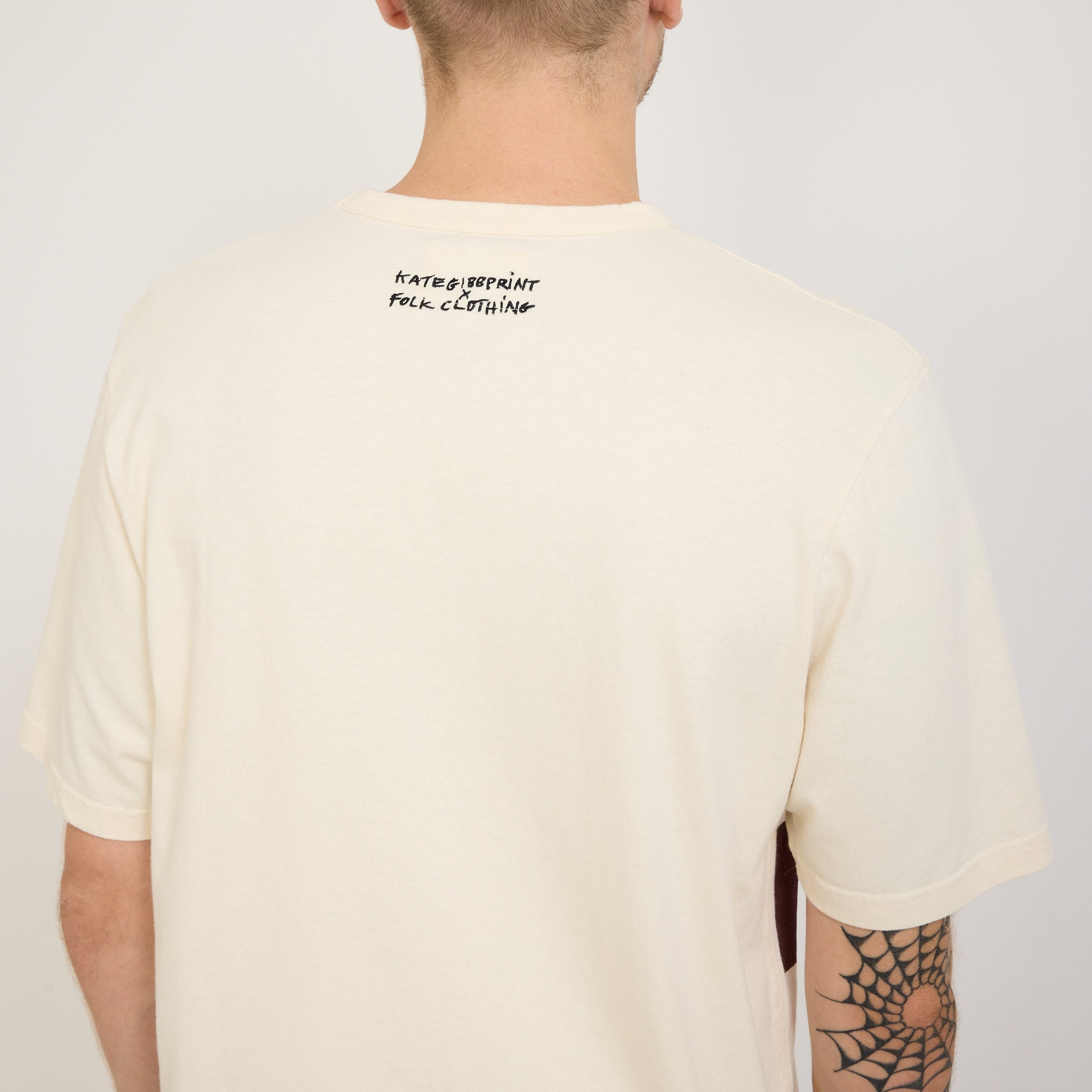 Folk | Relaxed Tee Ecru Tile Print KG | Maplestore