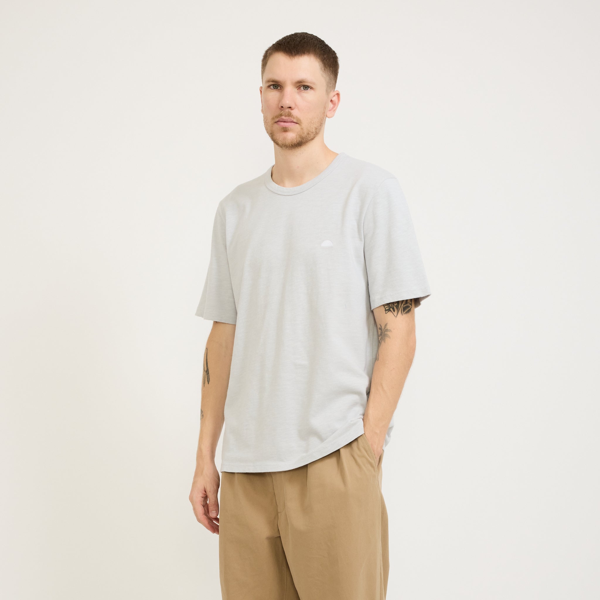 Folk | Slub Tee Mineral Blue | Maplestore