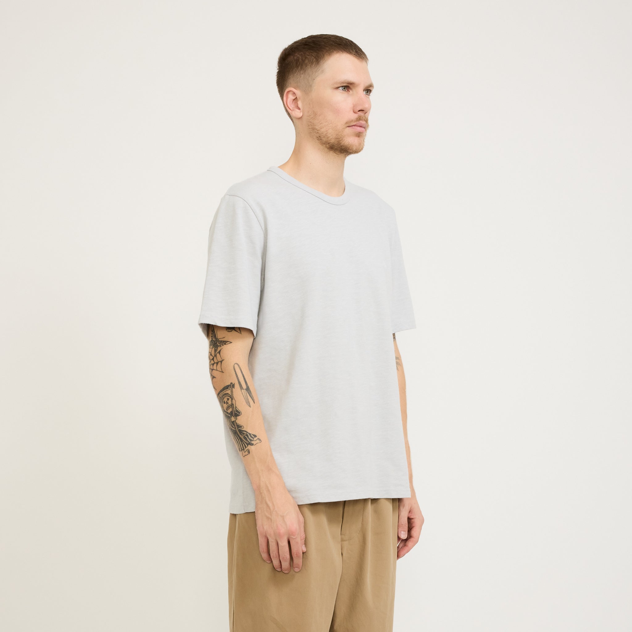 Folk | Slub Tee Mineral Blue | Maplestore