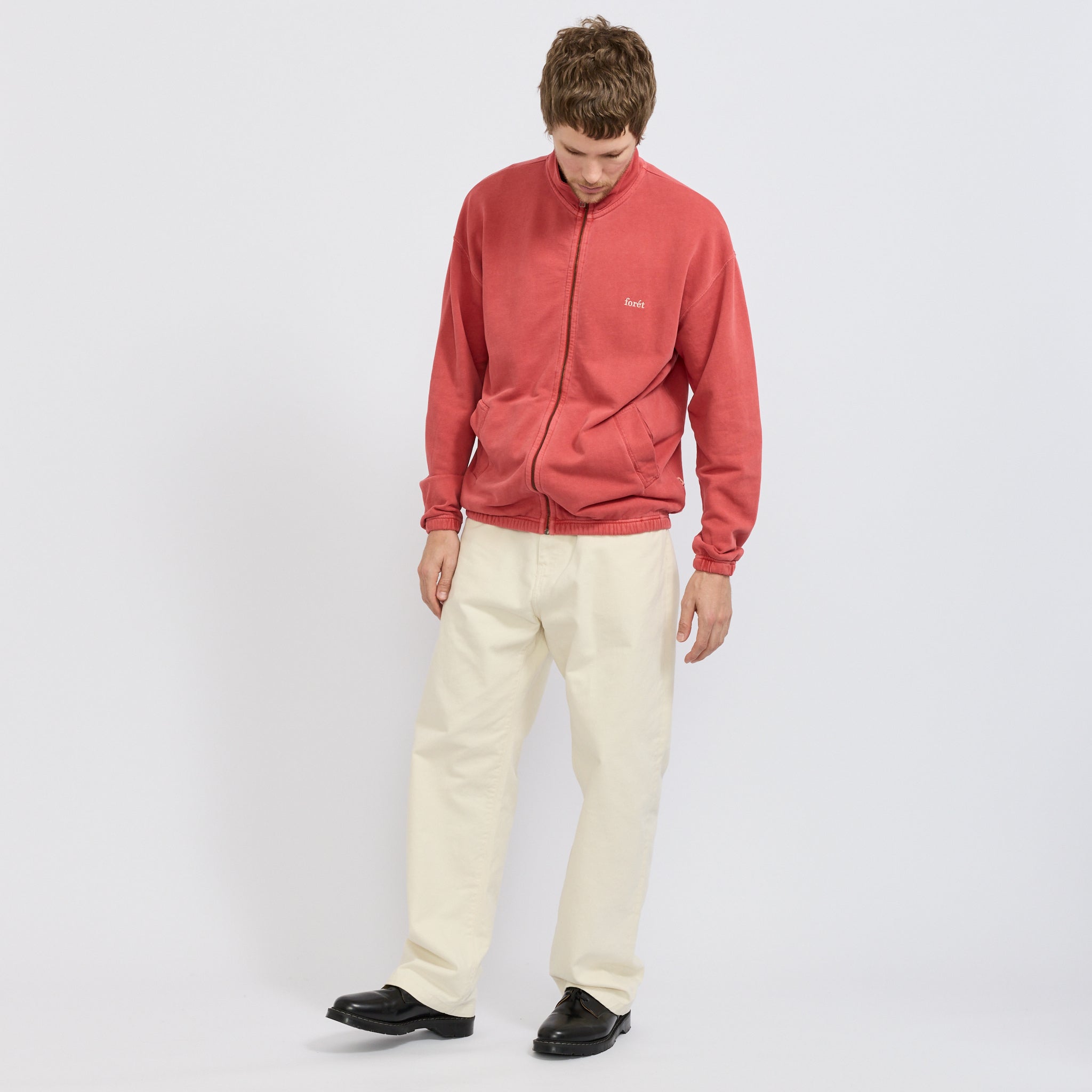 Foret | Ranger Zip Sweat Jacket Red | Maplestore
