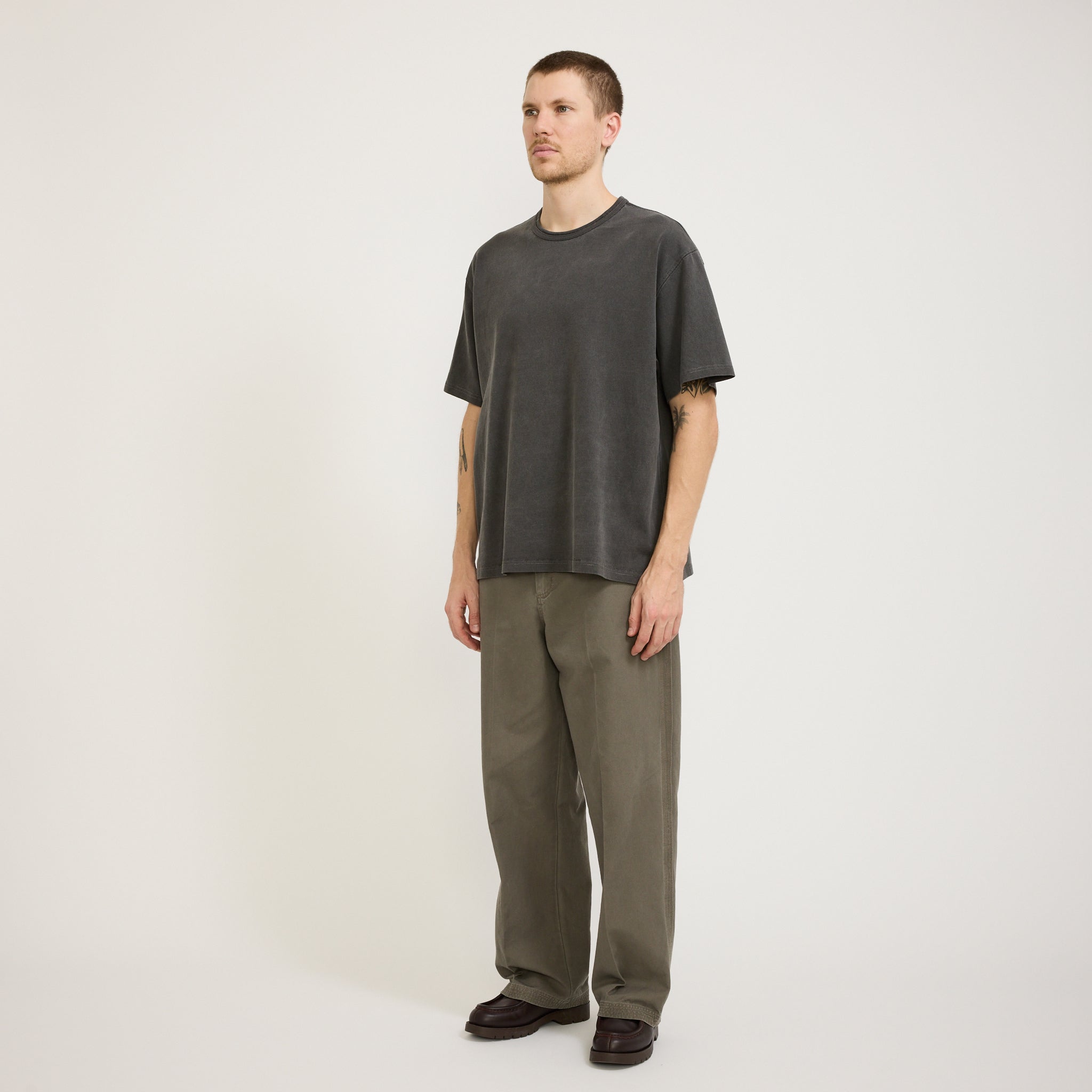 Frizmworks | OG Pigment Dyeing Half Tee Charcoal | Maplestore