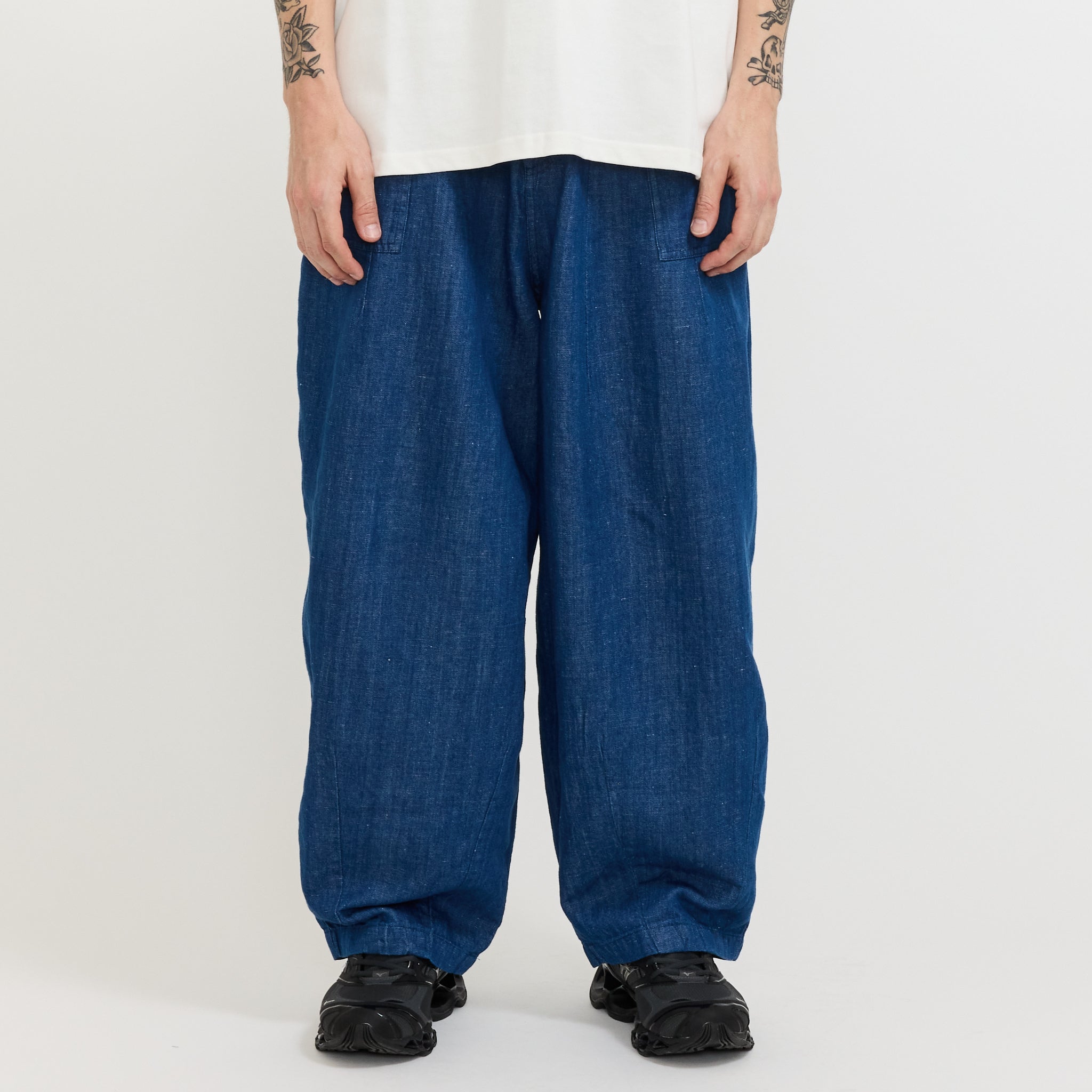 Denim Balloon Pants Blue