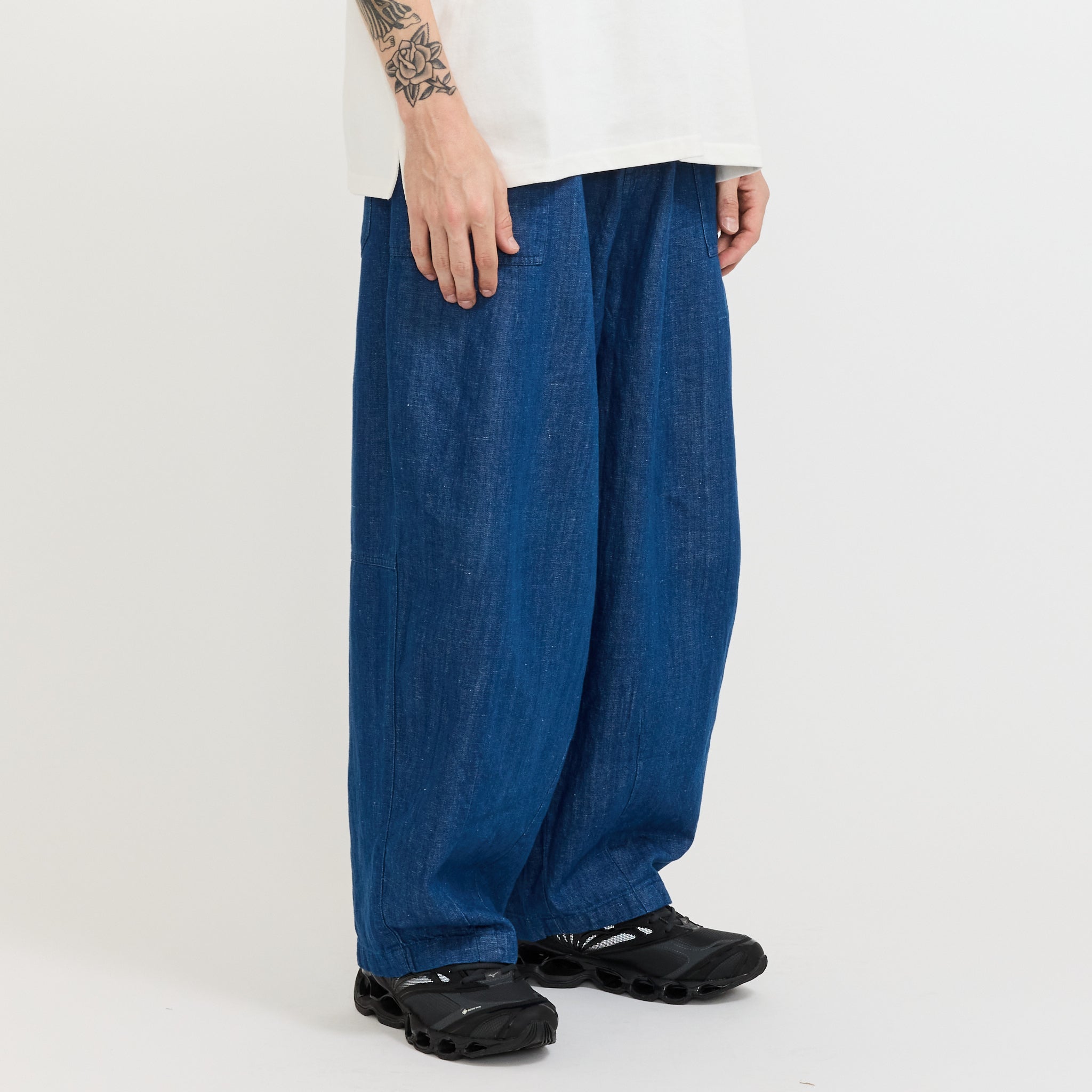 Denim Balloon Pants Blue