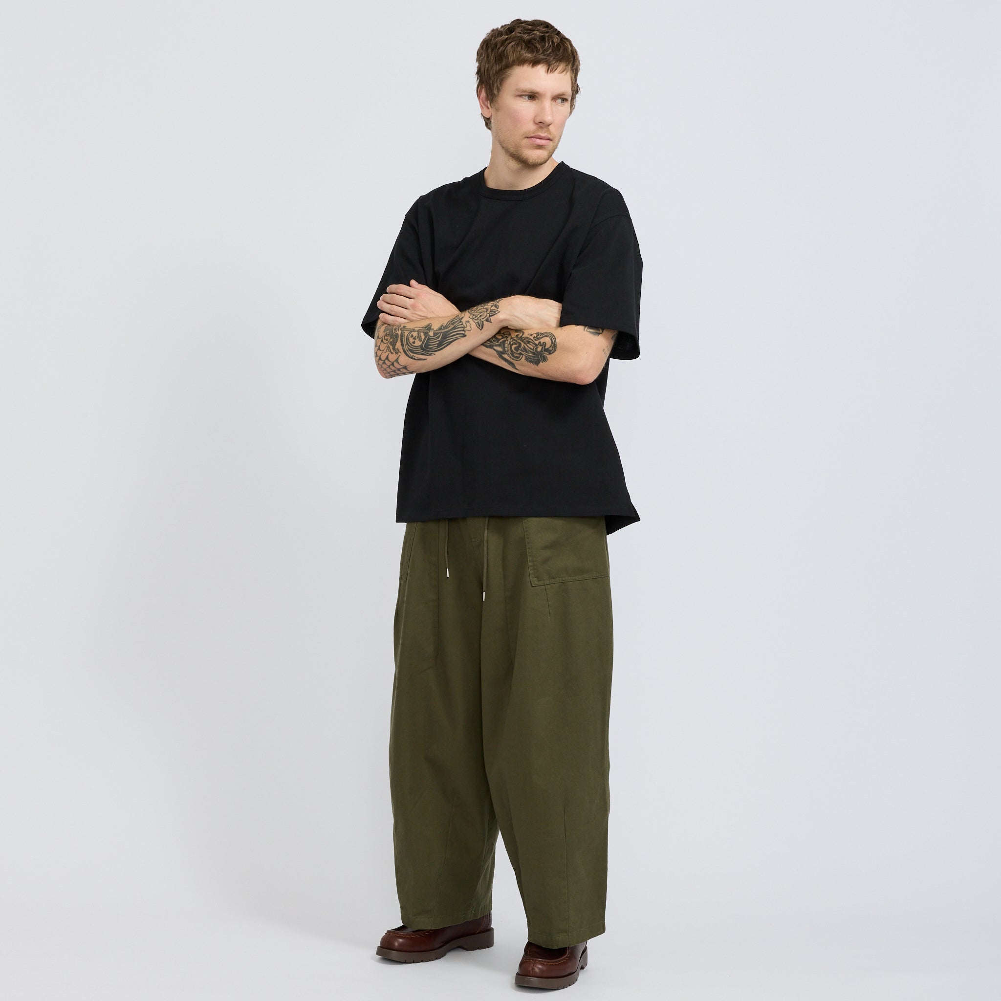 Frizmworks | OG Double Rib Oversized Tee Black | Maplestore