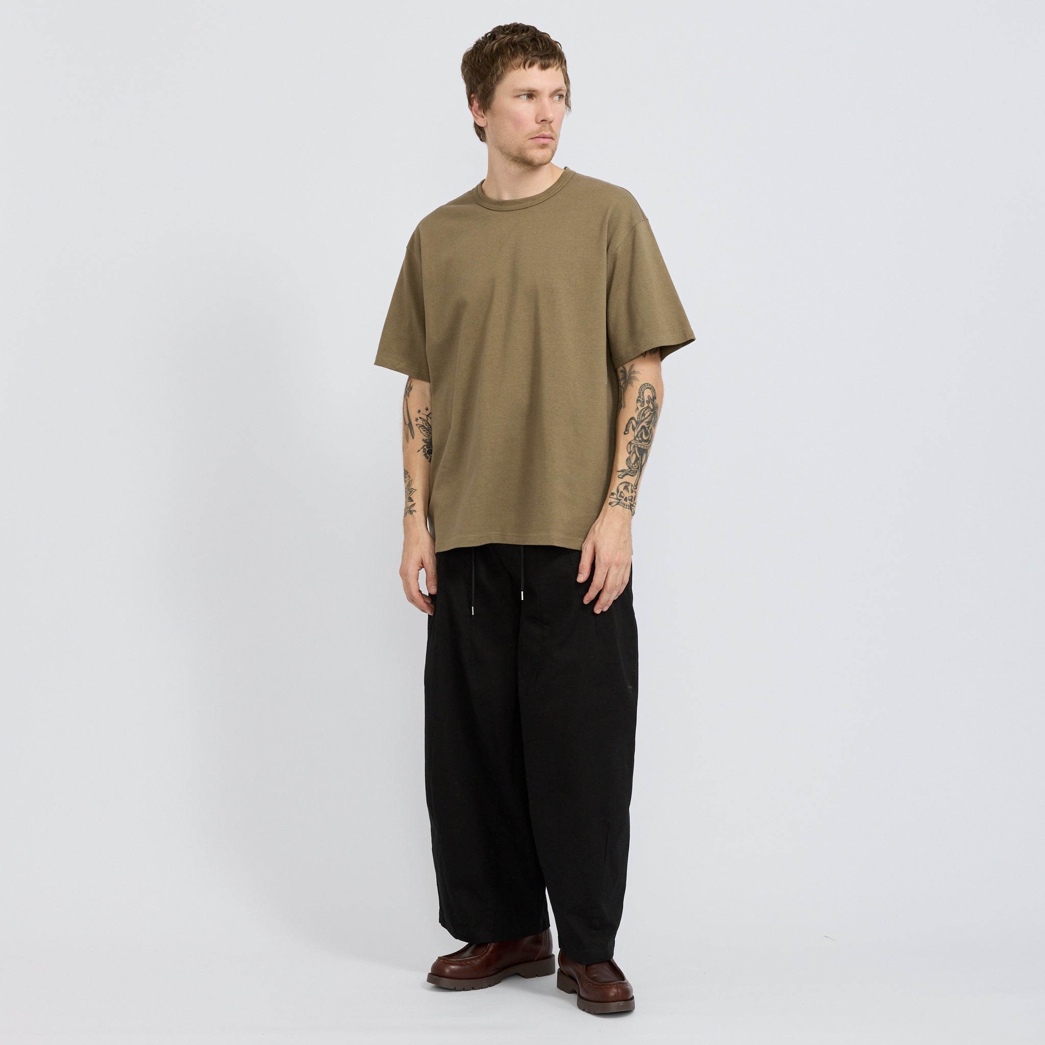 Frizmworks | OG Double Rib Oversized Tee Mud | Maplestore