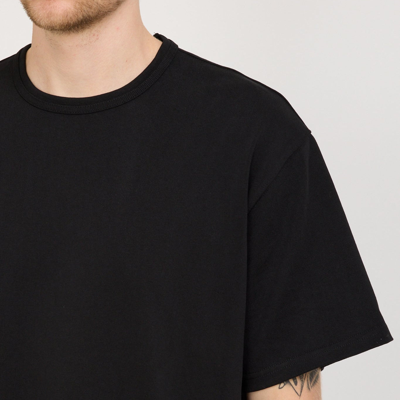Frizmworks | OG Double Rib Oversized Tee Black | Maplestore