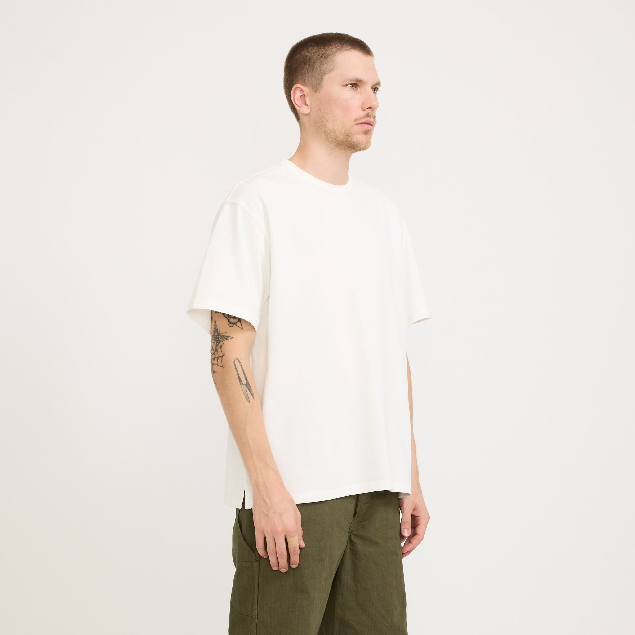 Frizmworks | OG Double Rib Oversized Tee White | Maplestore
