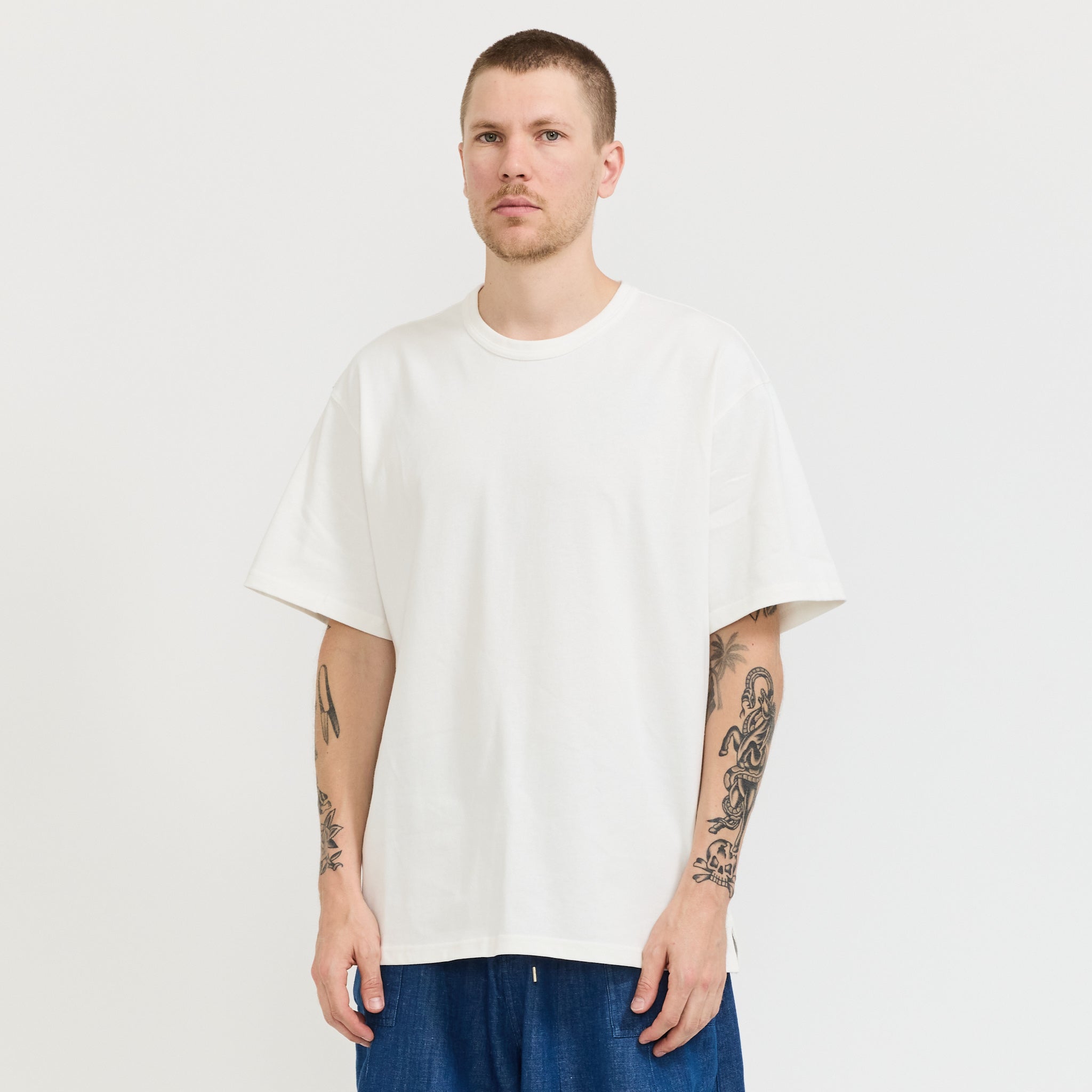 Frizmworks | OG Double Rib Oversized Tee White | Maplestore