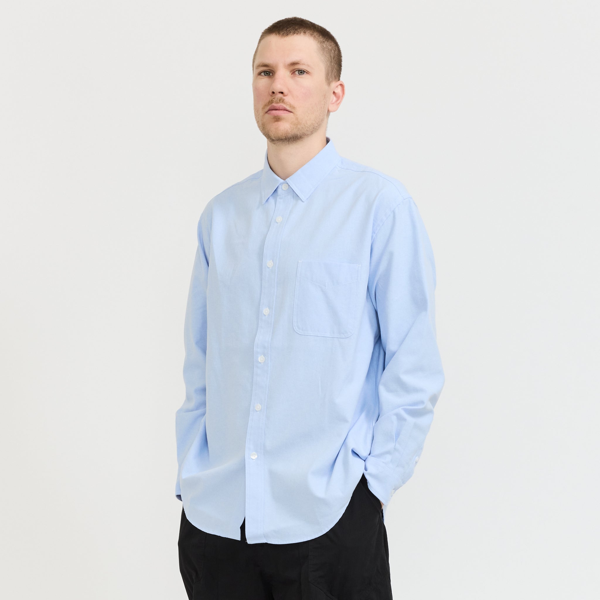 Frizmworks | OG Oxford Oversized Shirt Blue | Maplestore