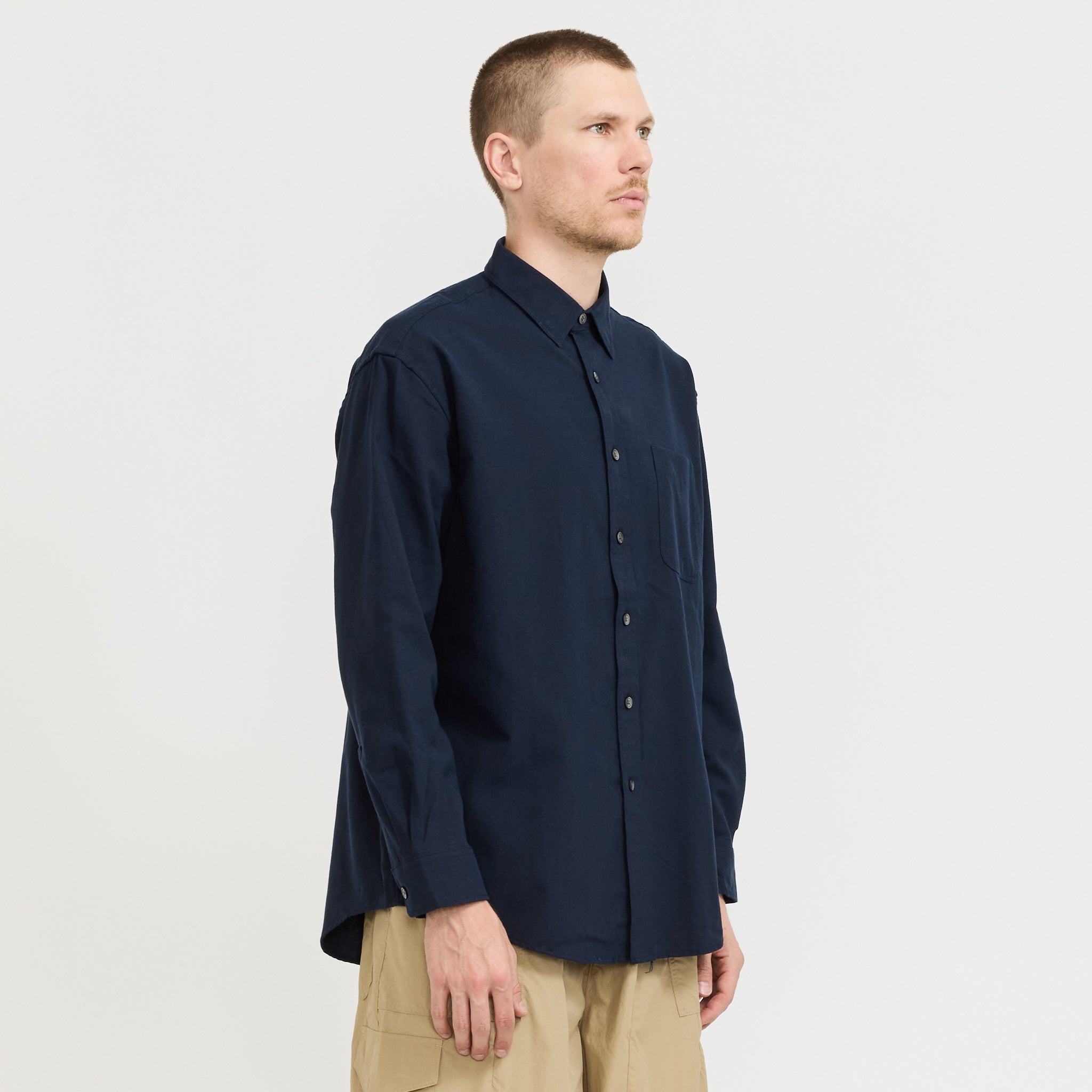 Frizmworks | OG Oxford Oversized Shirt Navy | Maplestore