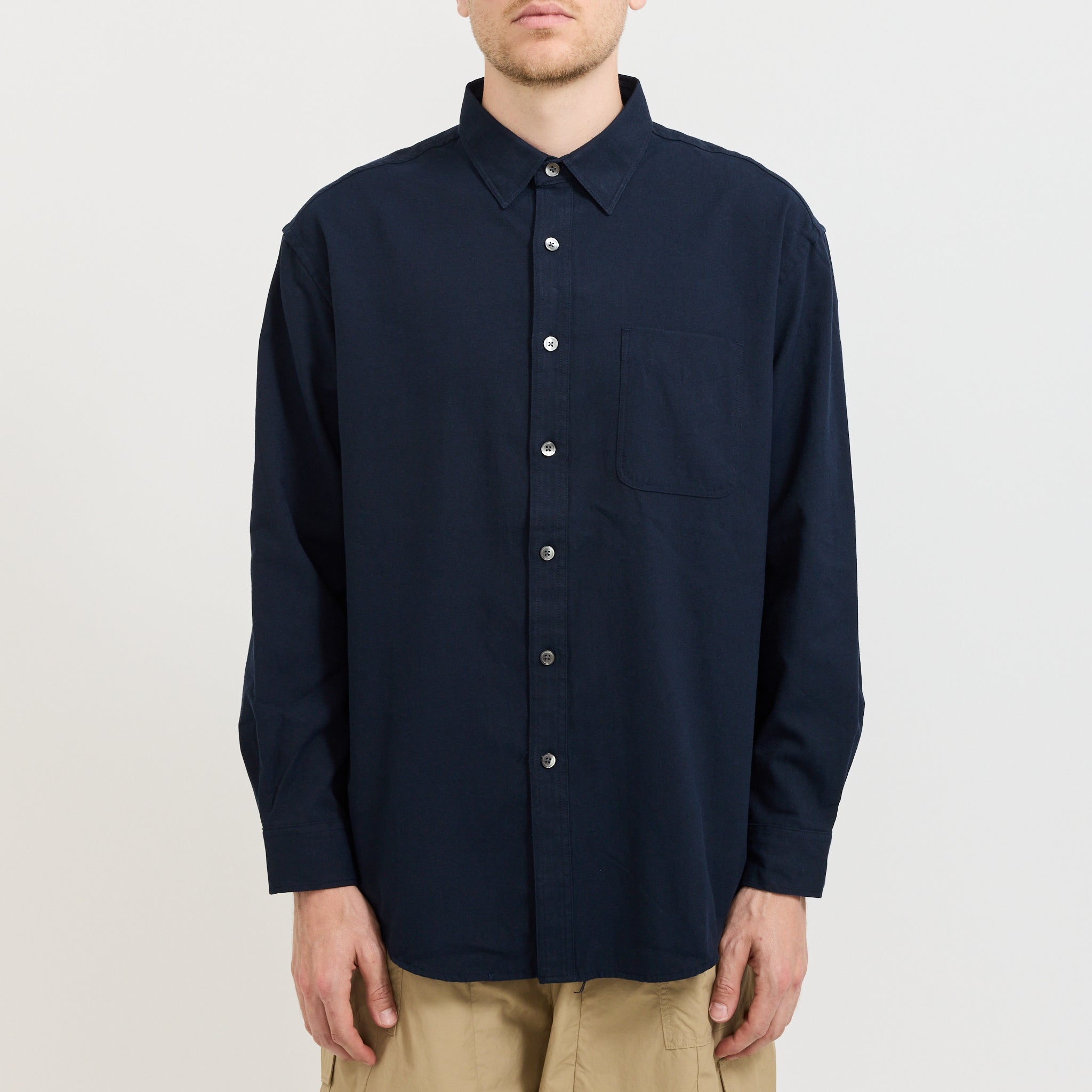 Frizmworks | OG Oxford Oversized Shirt Navy | Maplestore