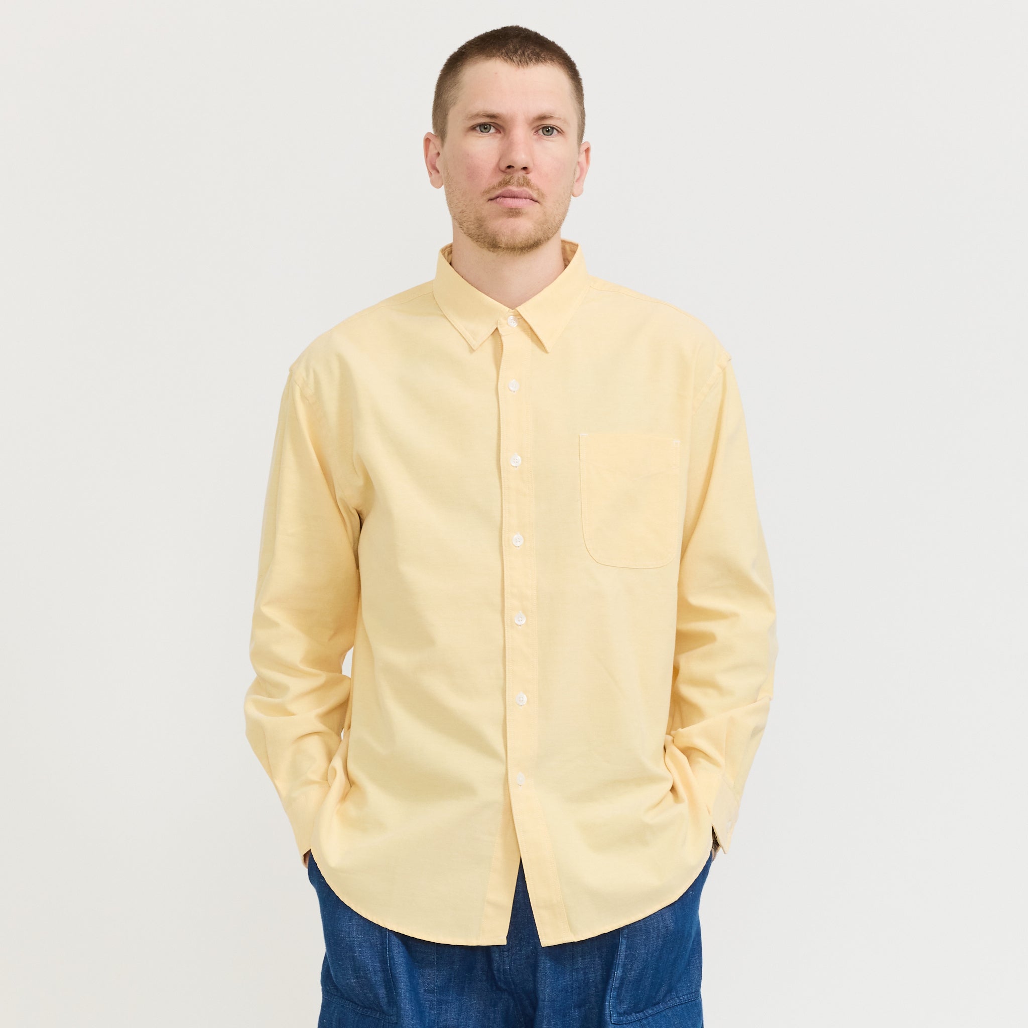 Frizmworks | OG Oxford Oversized Shirt Yellow | Maplestore
