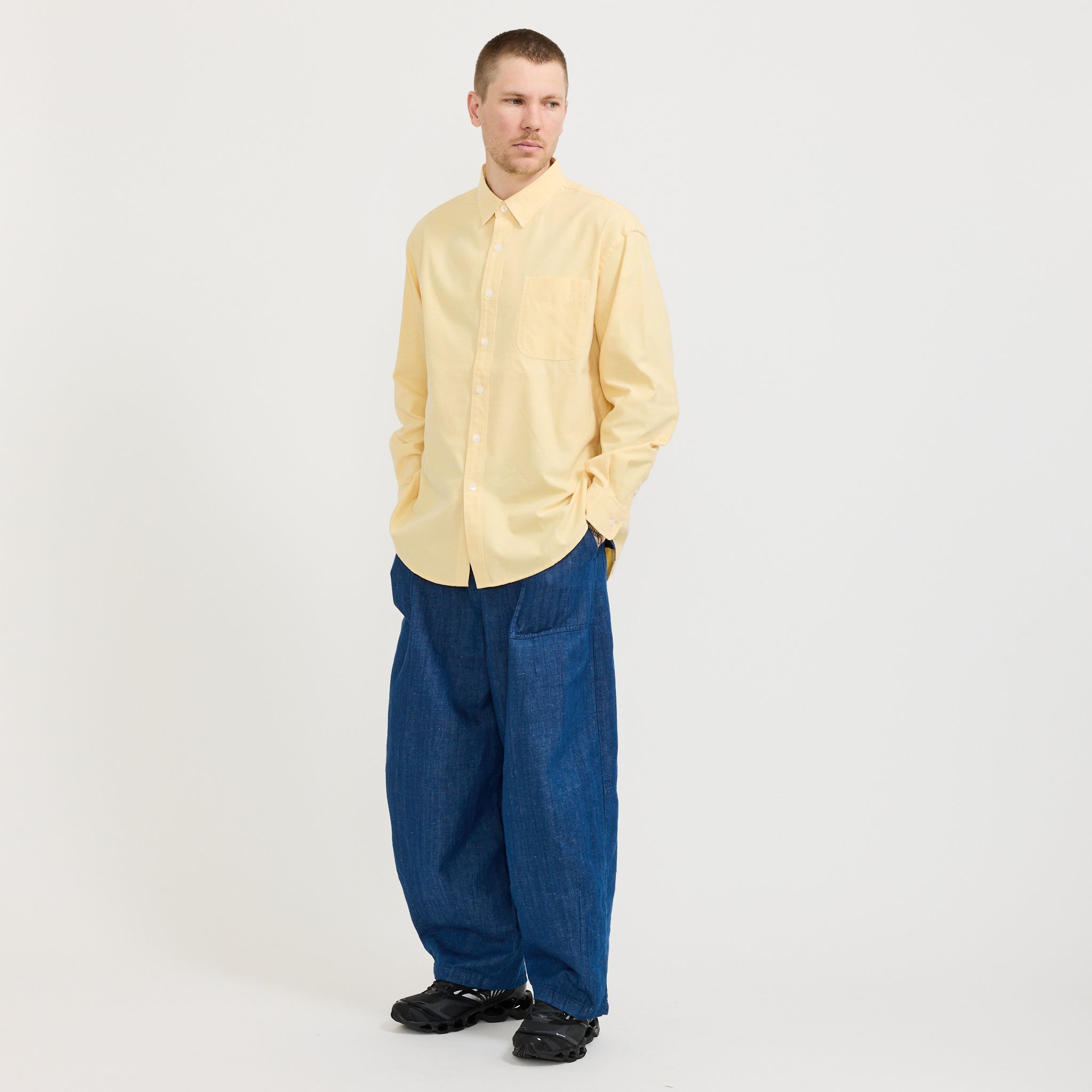 Frizmworks | OG Oxford Oversized Shirt Yellow | Maplestore