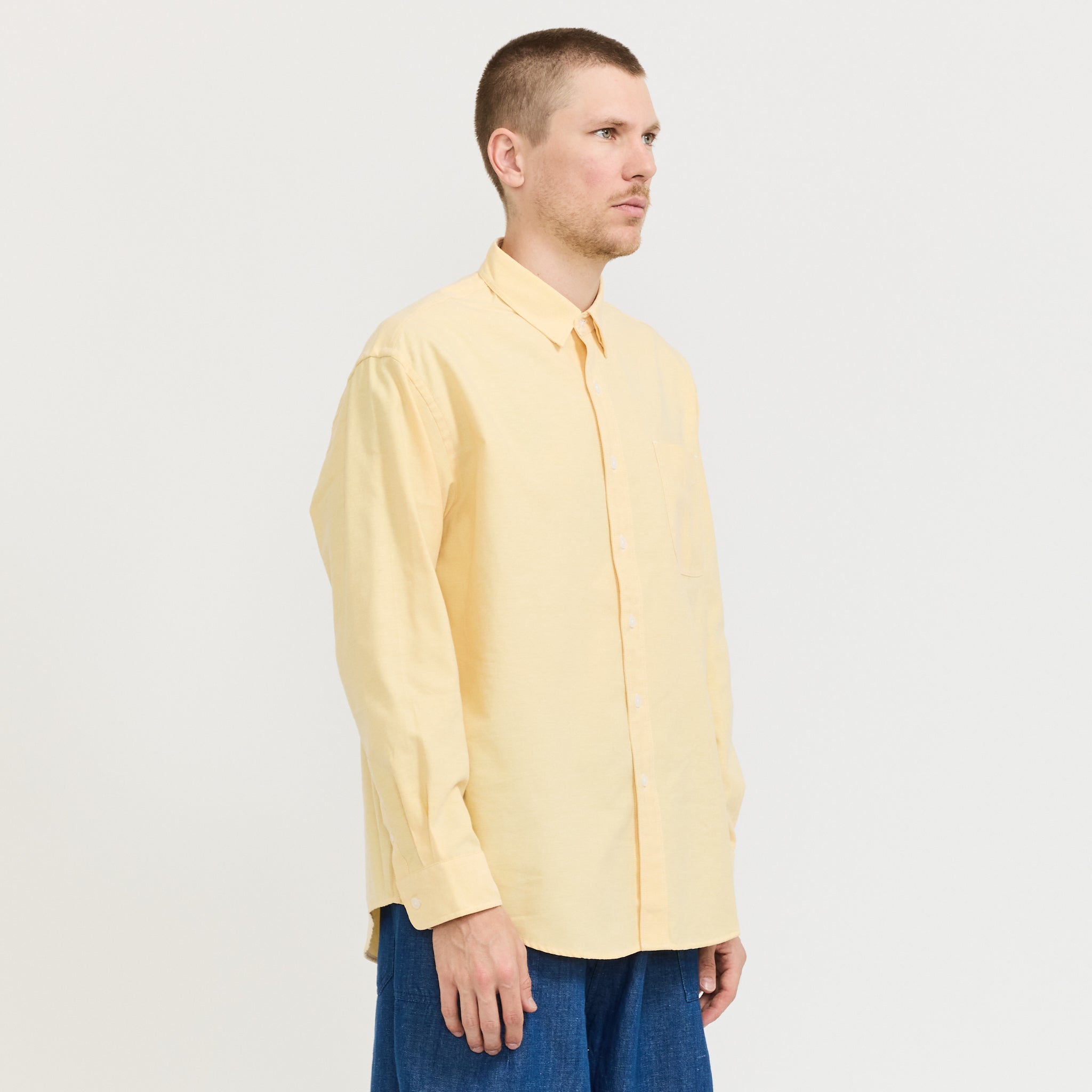 Frizmworks | OG Oxford Oversized Shirt Yellow | Maplestore
