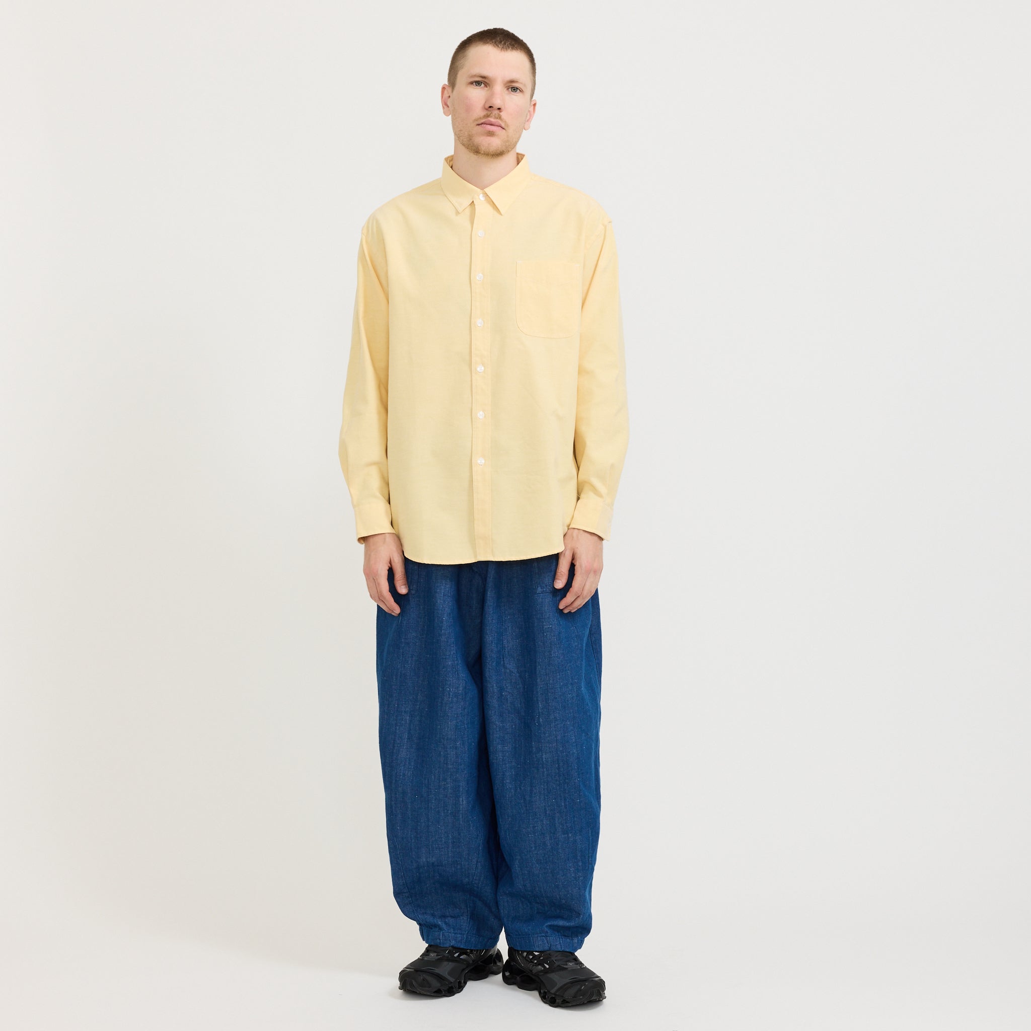 Frizmworks | OG Oxford Oversized Shirt Yellow | Maplestore