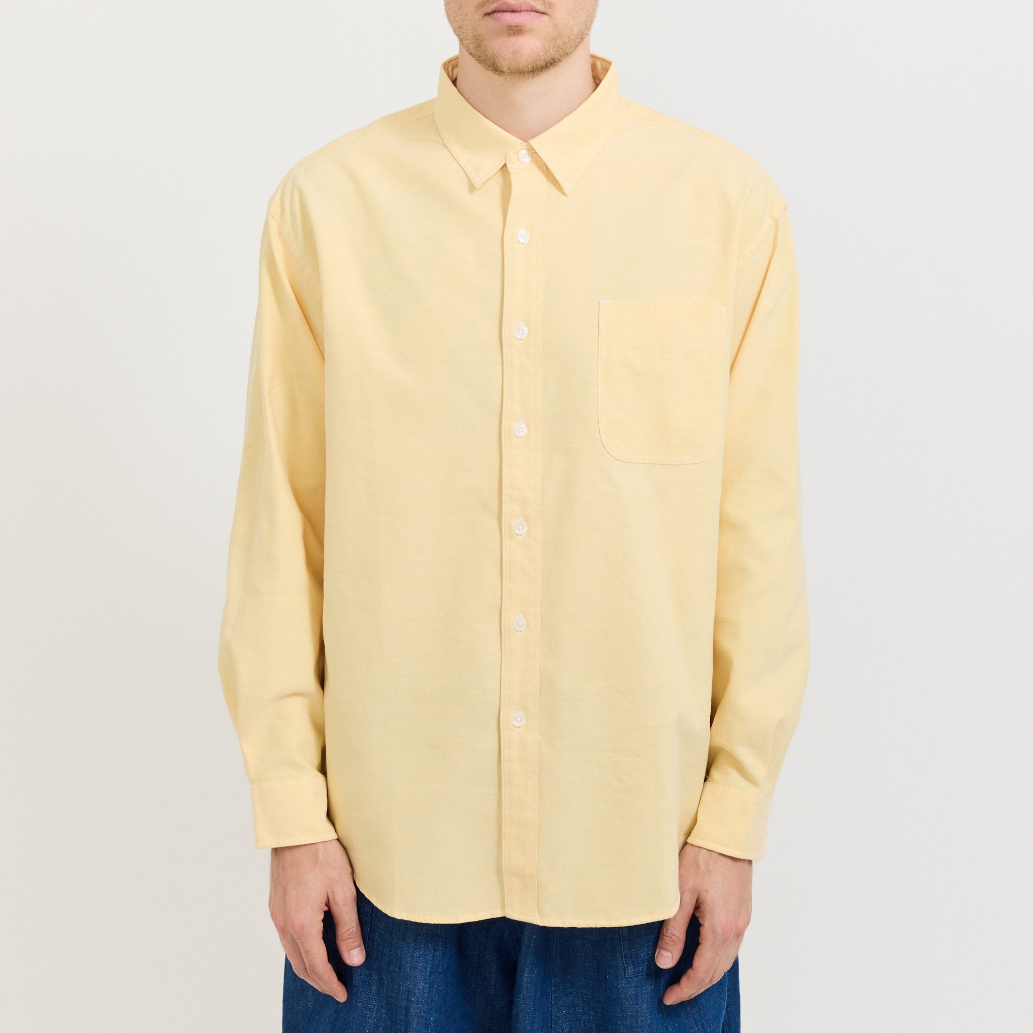 Frizmworks | OG Oxford Oversized Shirt Yellow | Maplestore