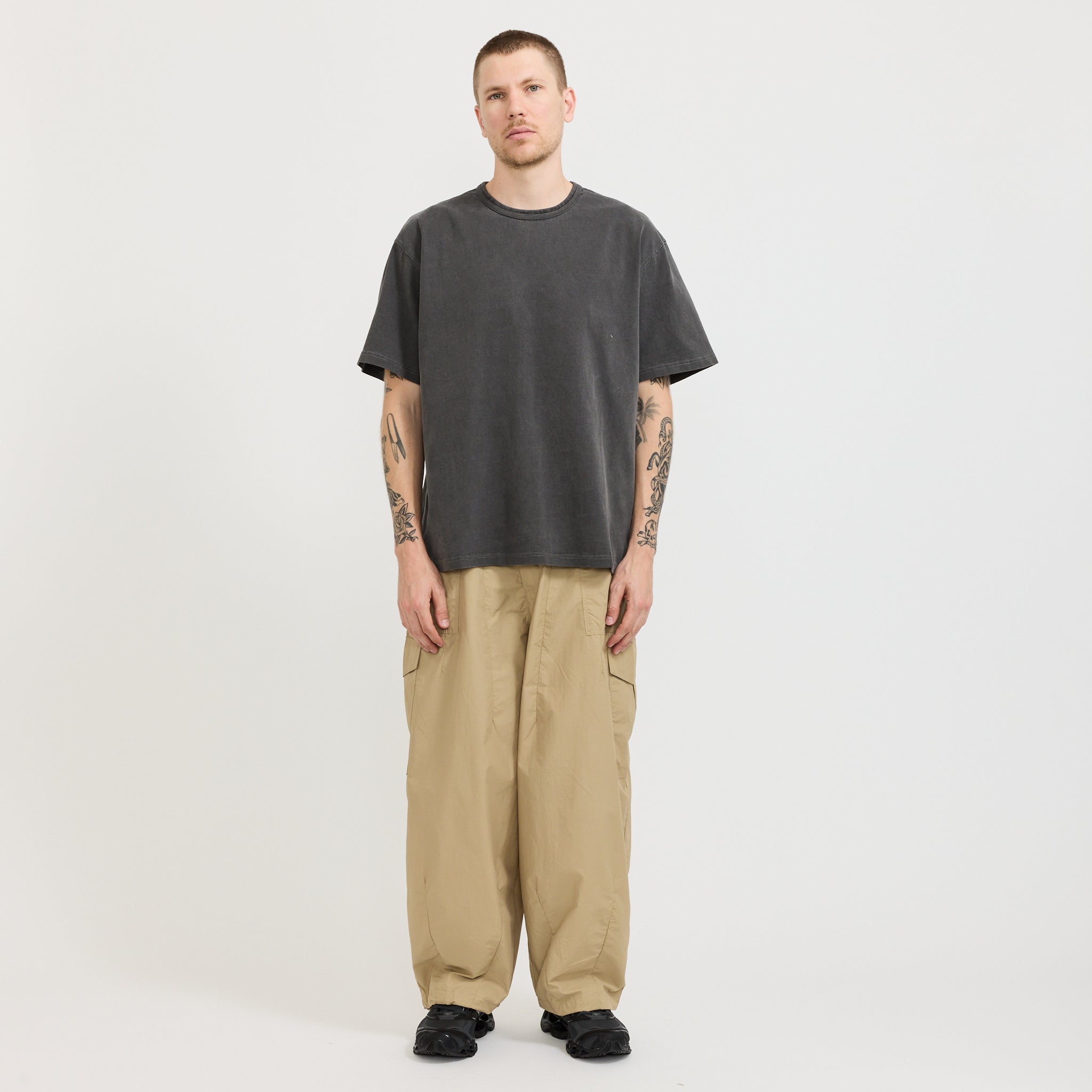 Frizmworks | OG Pigment Dyeing Half Tee Charcoal | Maplestore