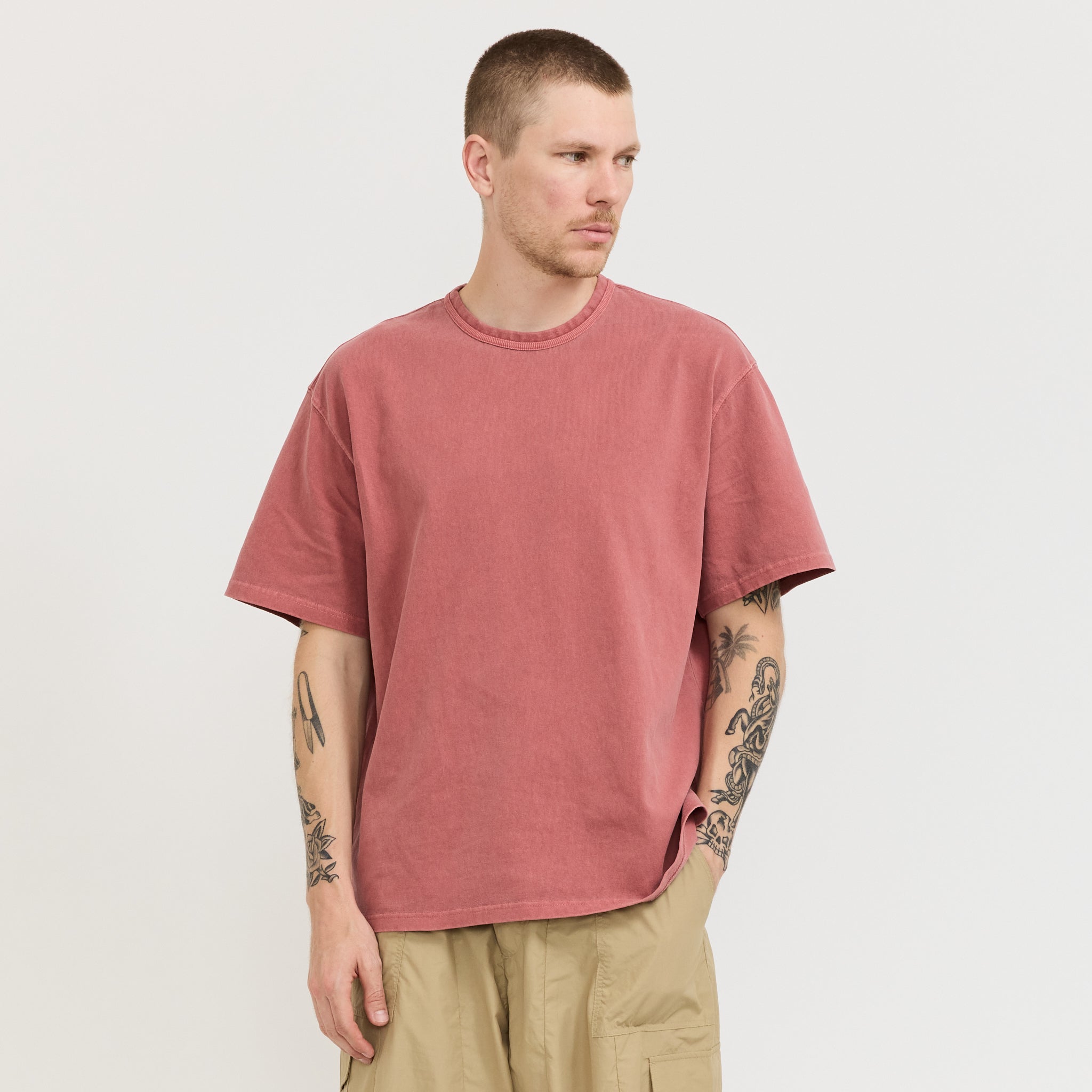 Frizmworks | OG Pigment Dyeing Half Tee Pink | Maplestore