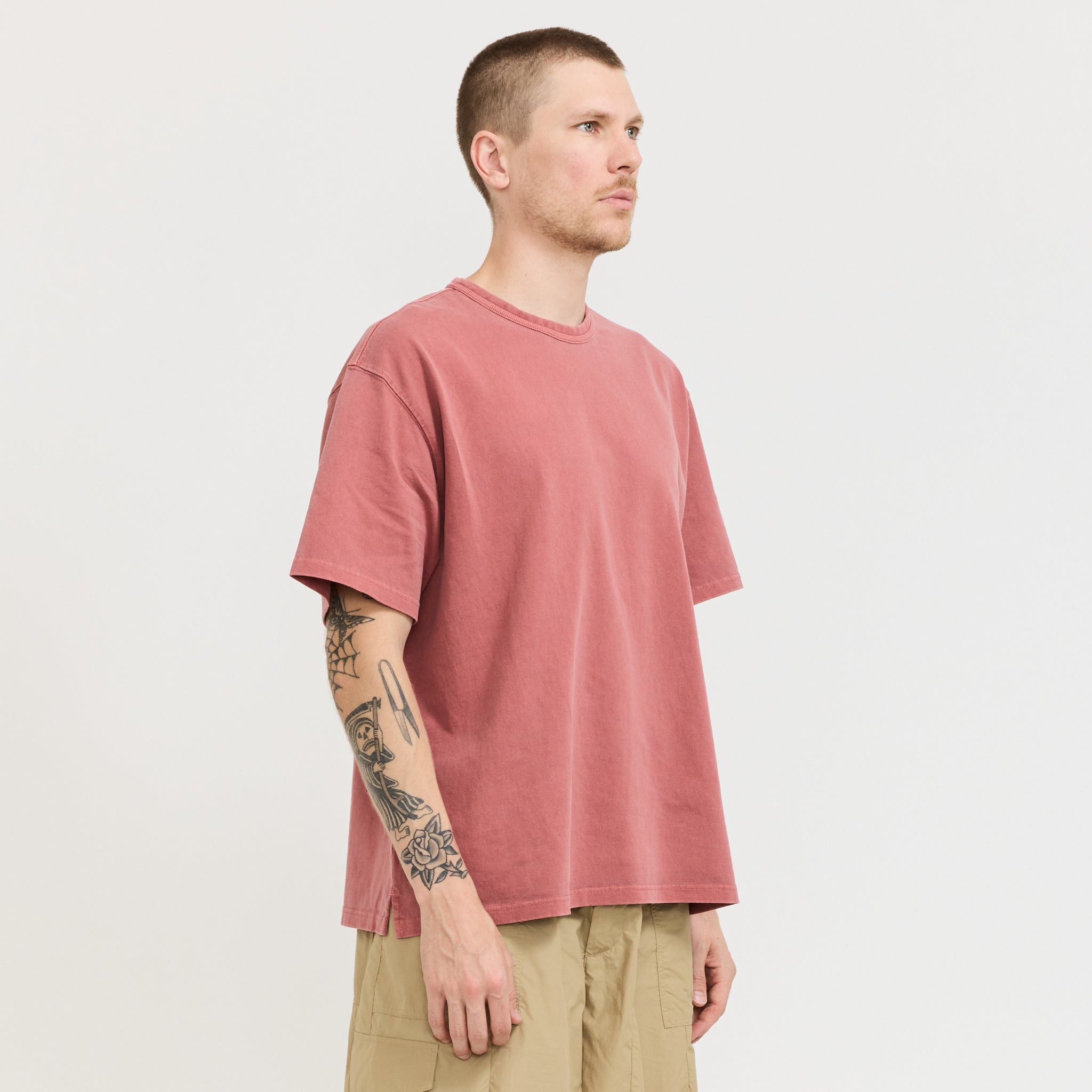 Frizmworks | OG Pigment Dyeing Half Tee Pink | Maplestore