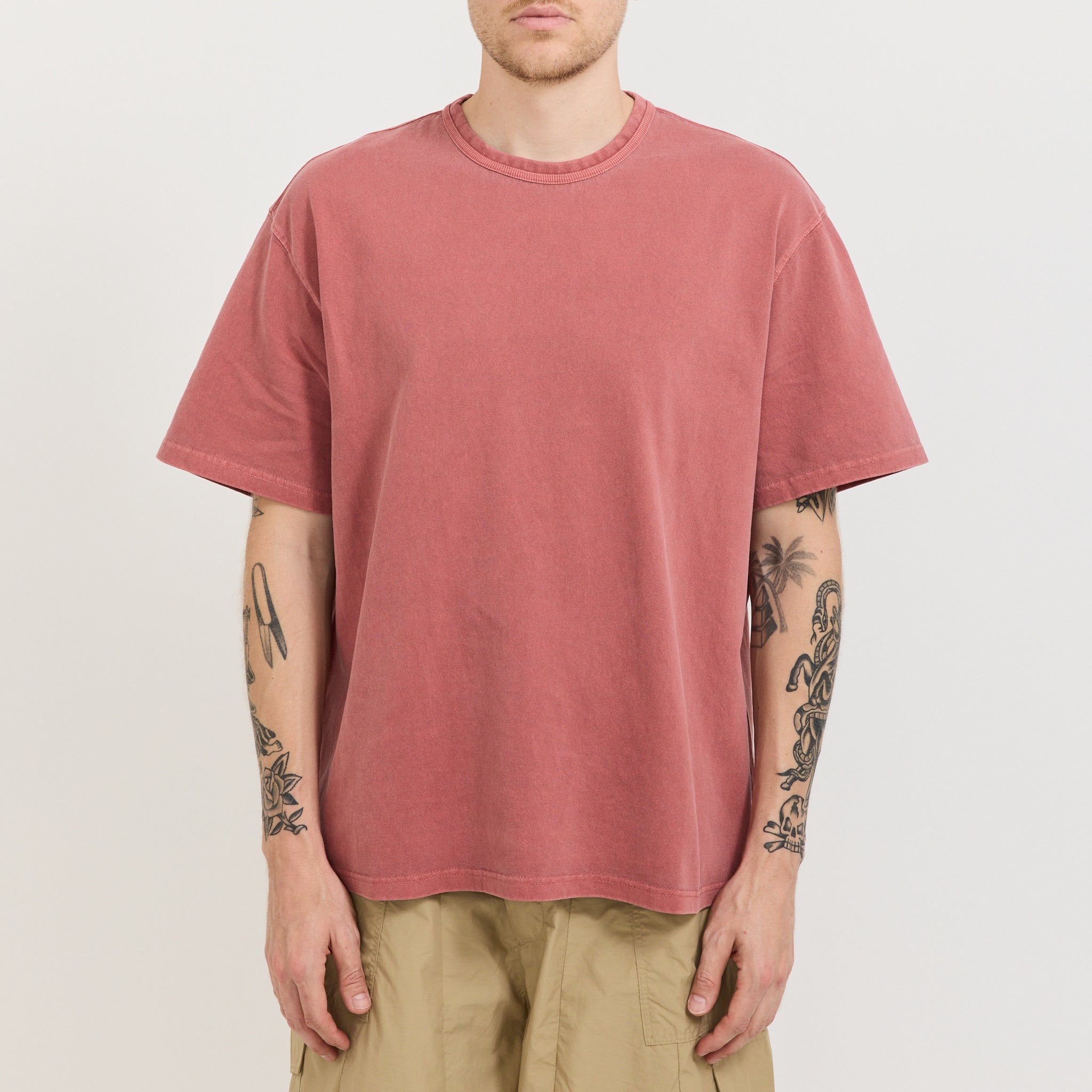 Frizmworks | OG Pigment Dyeing Half Tee Pink | Maplestore