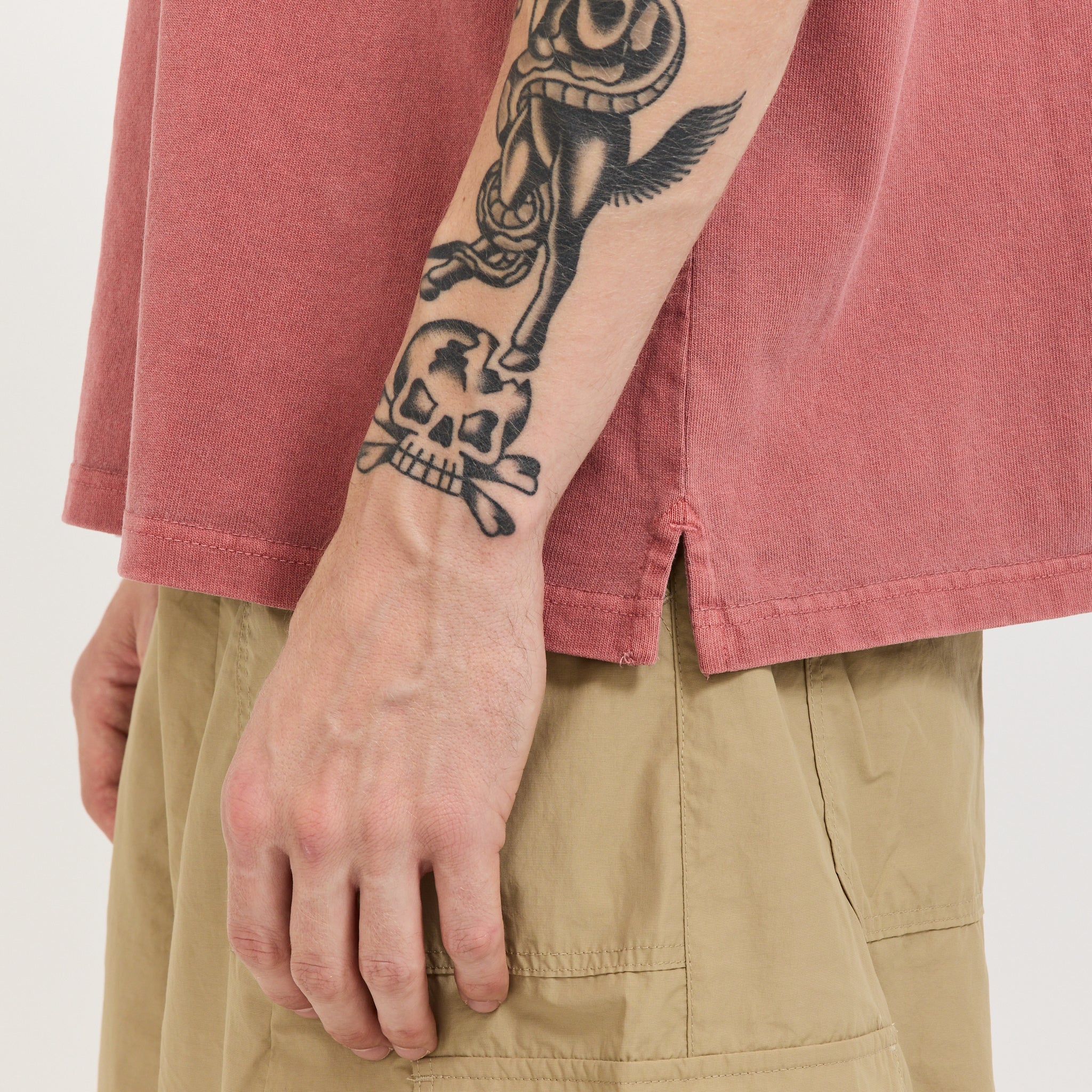 Frizmworks | OG Pigment Dyeing Half Tee Pink | Maplestore