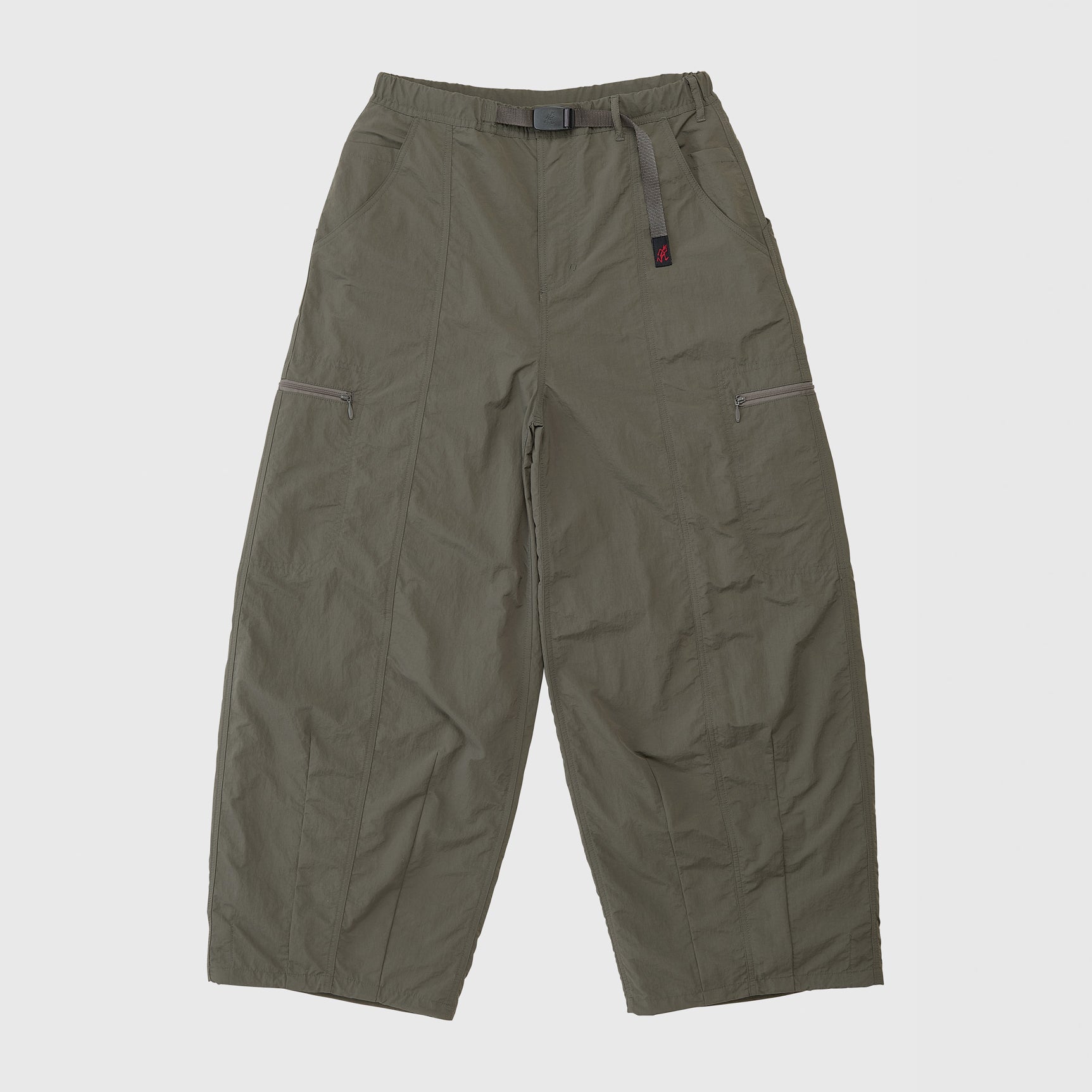 Nylon Loose Balloon Pant Burnt Olive