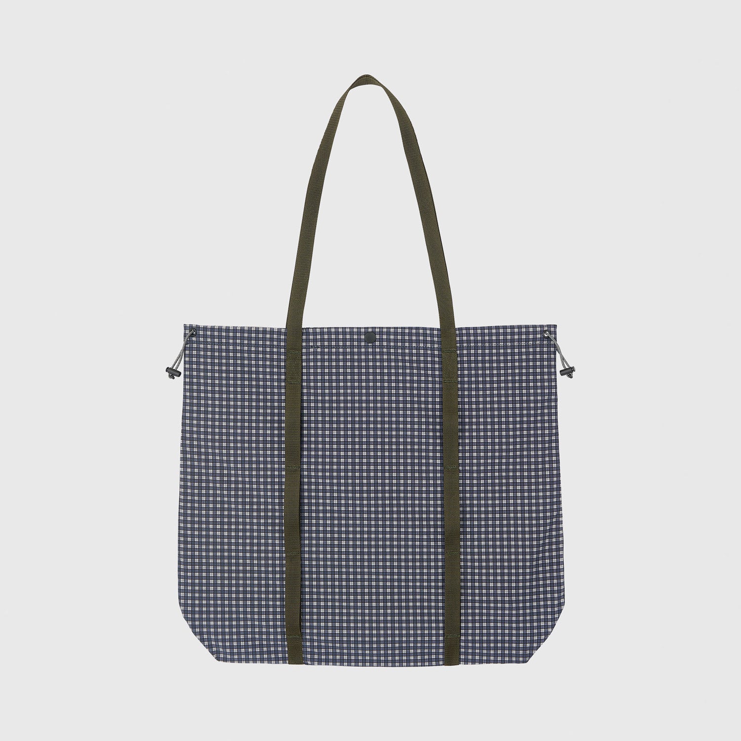 Utility Tote Bag Navy Check