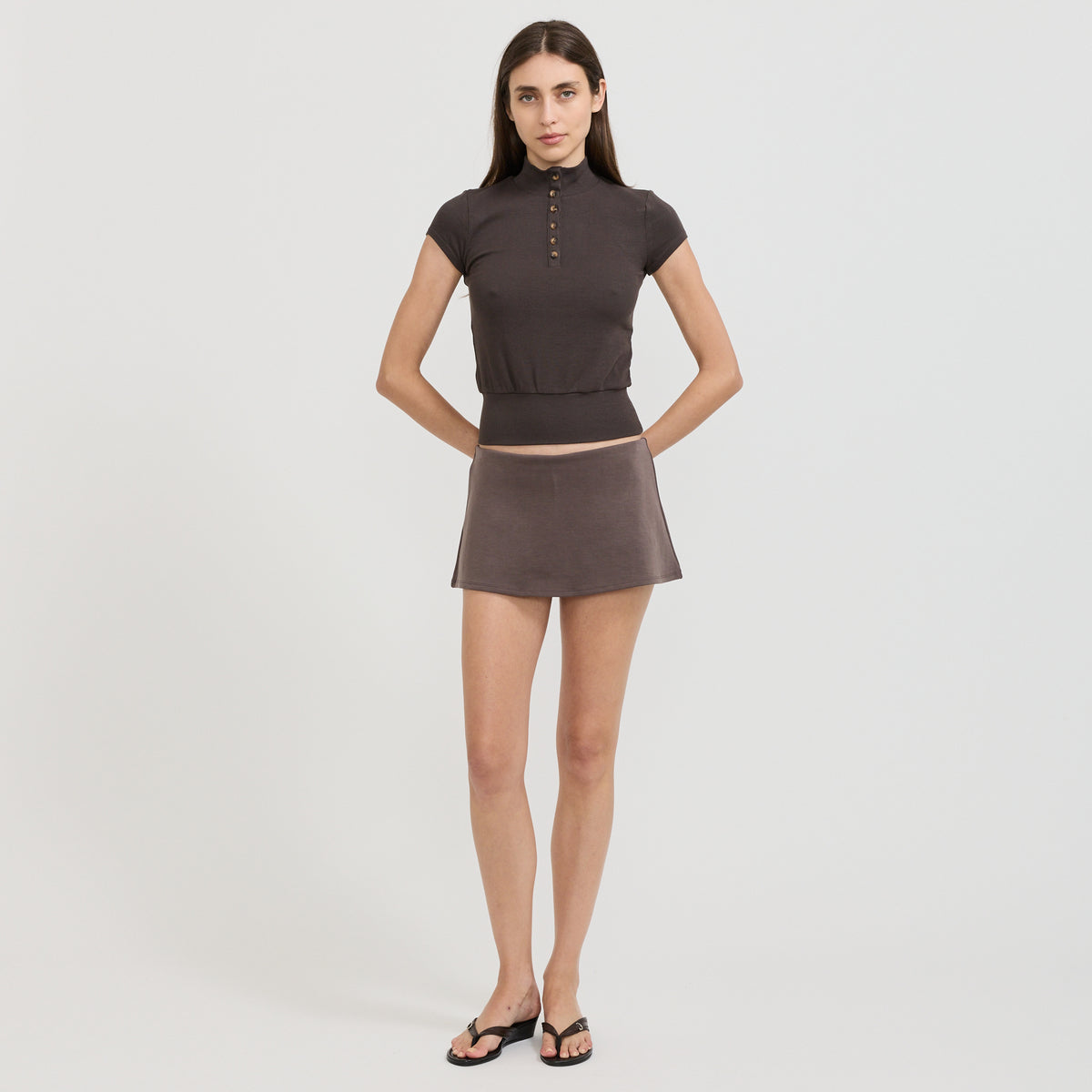 Aria Skirt Brown