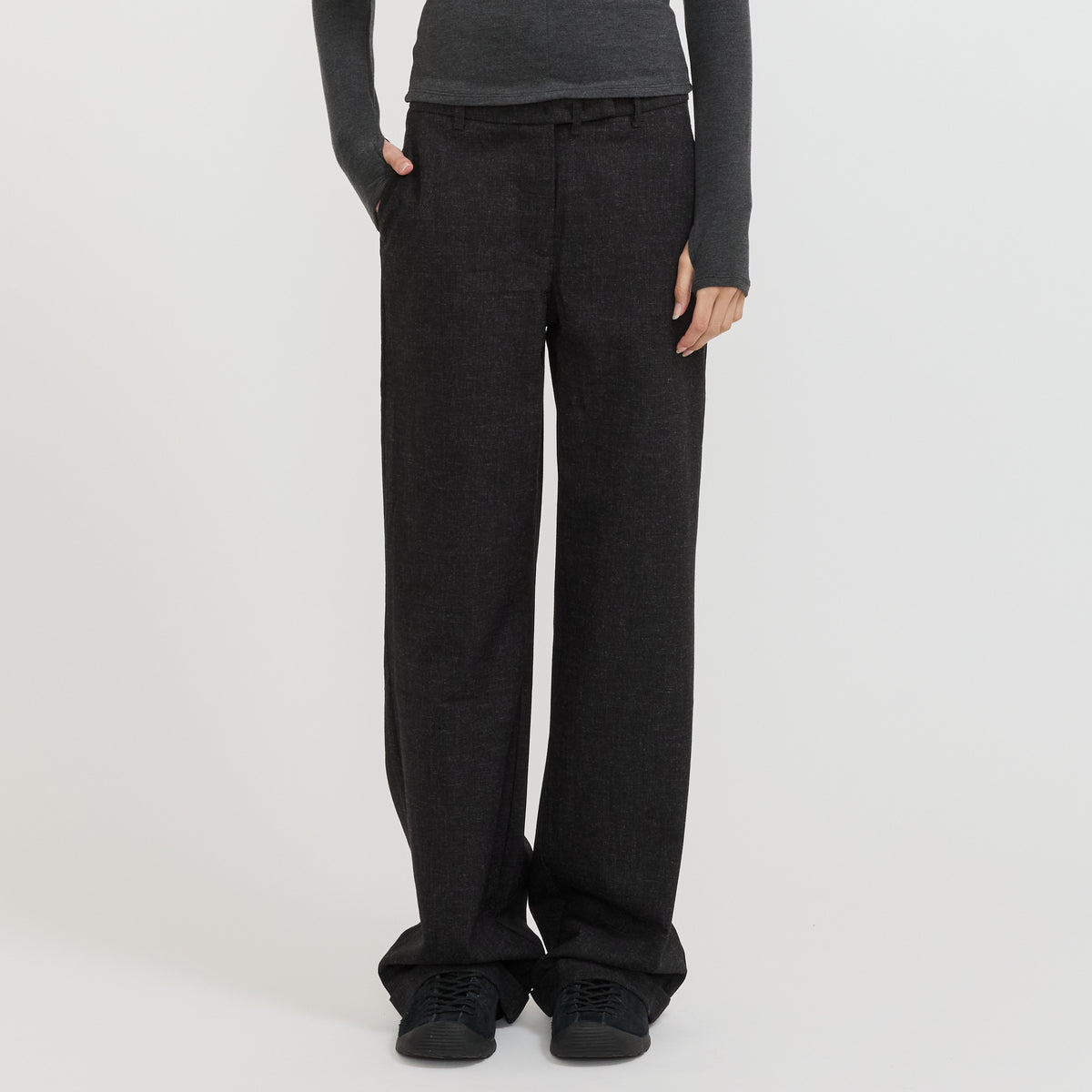 Kennedy Trouser Dark Charcoal
