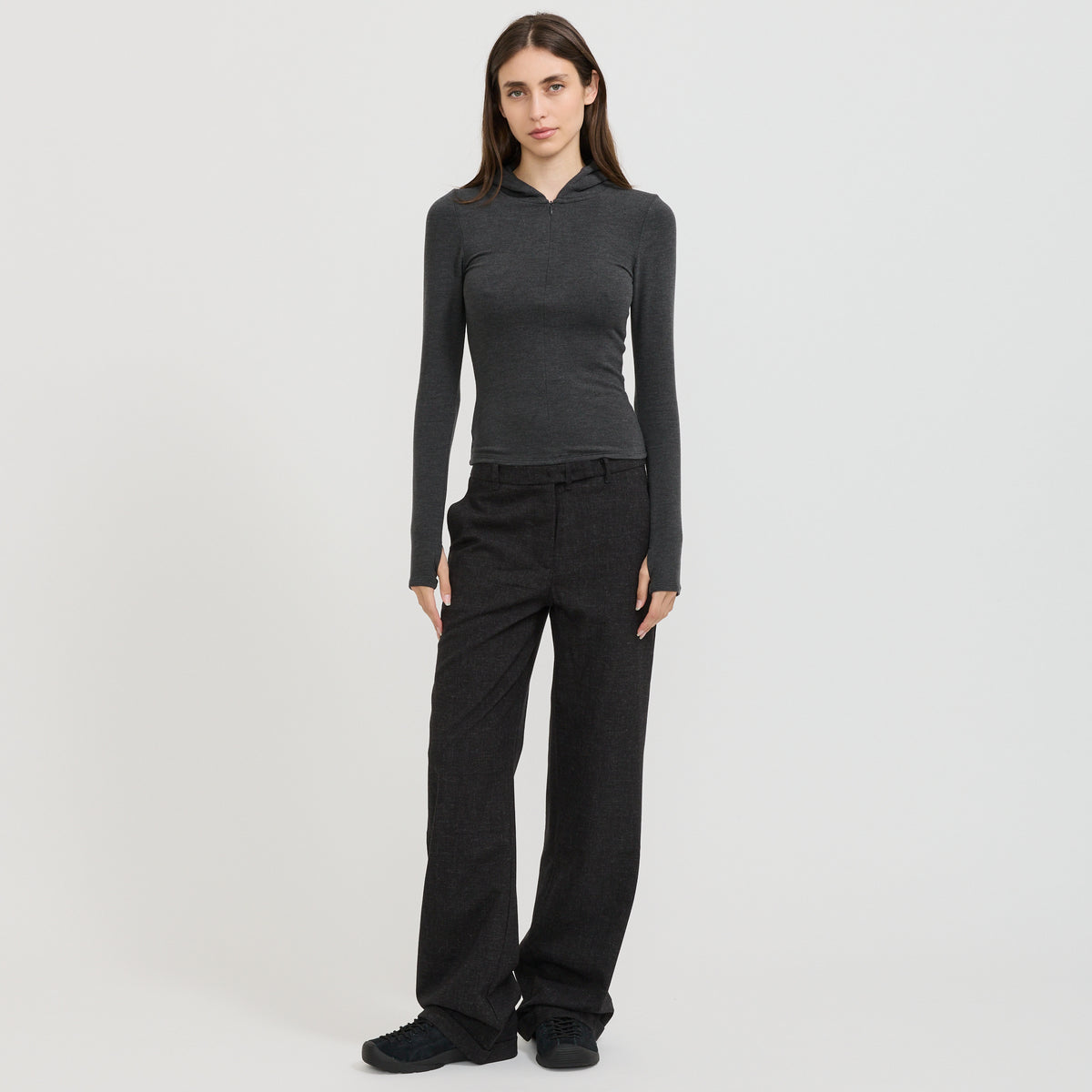 Kennedy Trouser Dark Charcoal