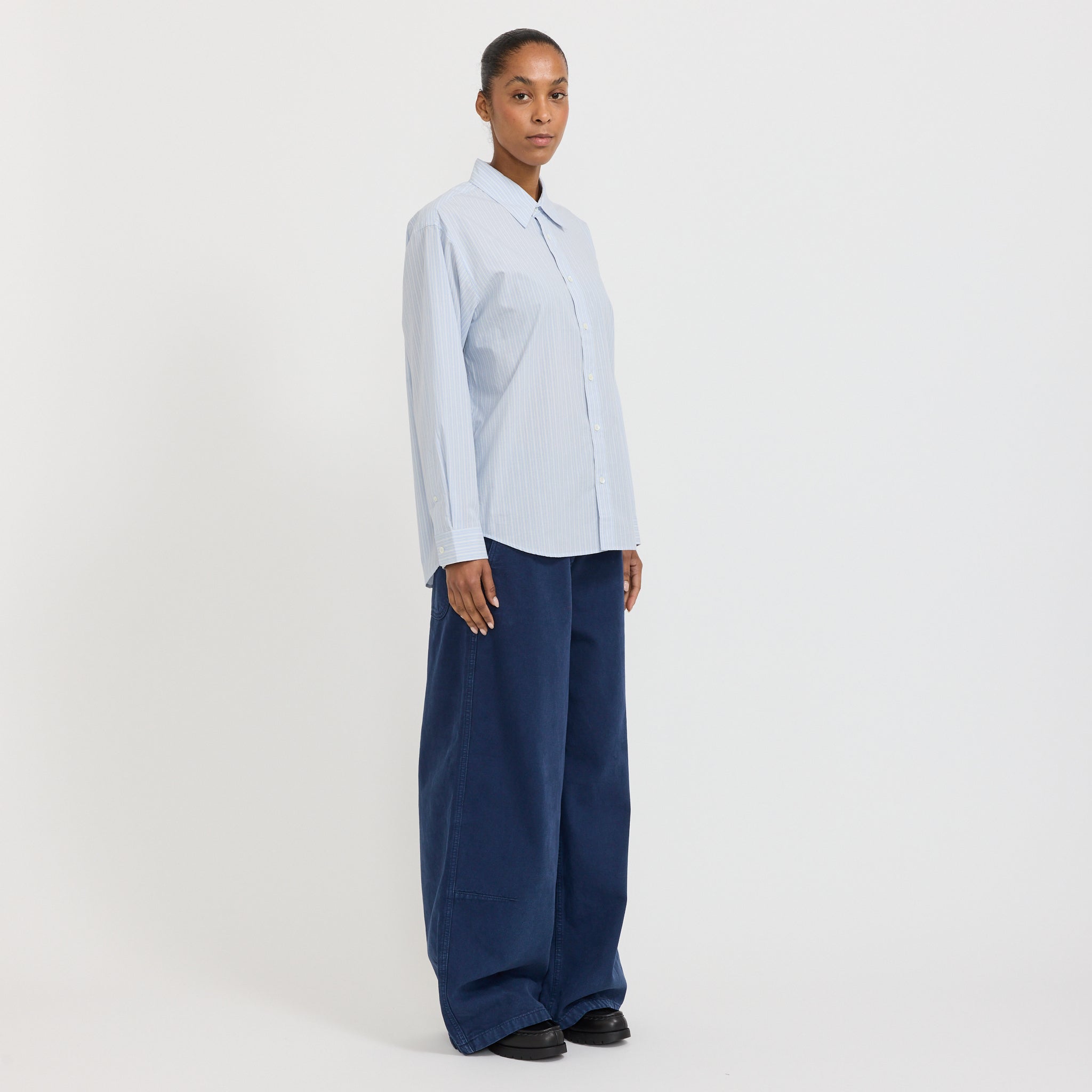 Atlantide Chino Indigo Blue