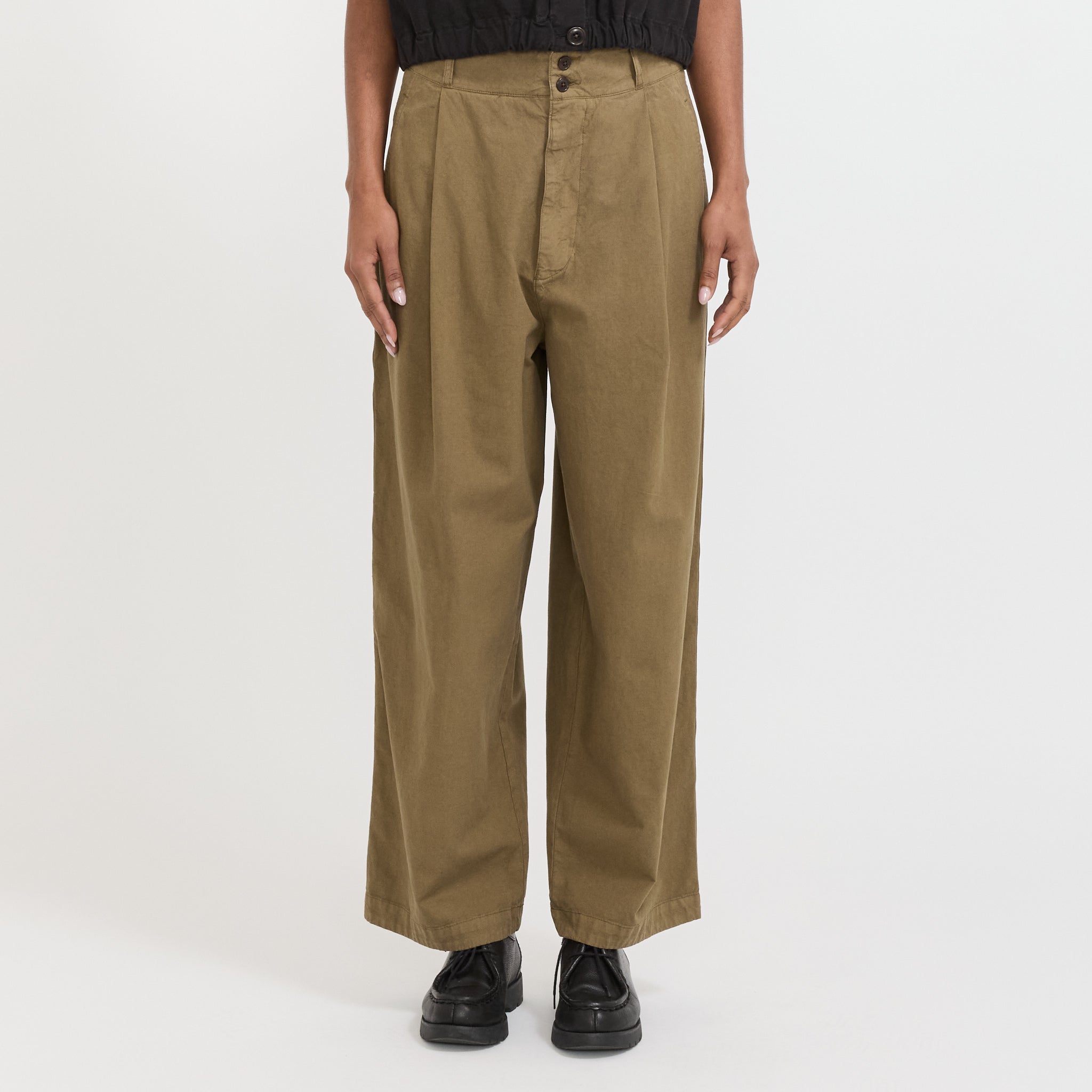 Girls of Dust | British Worker Pant Canteen Green | Maplestore