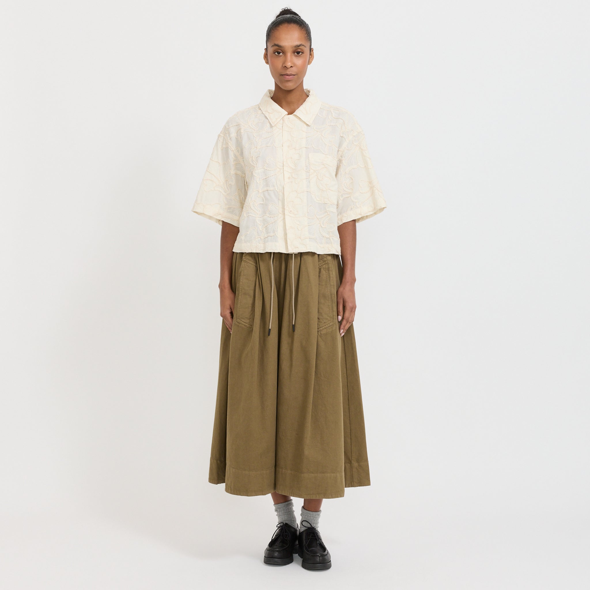 Girls of Dust | Meadow Skirt Canteen Green | Maplestore