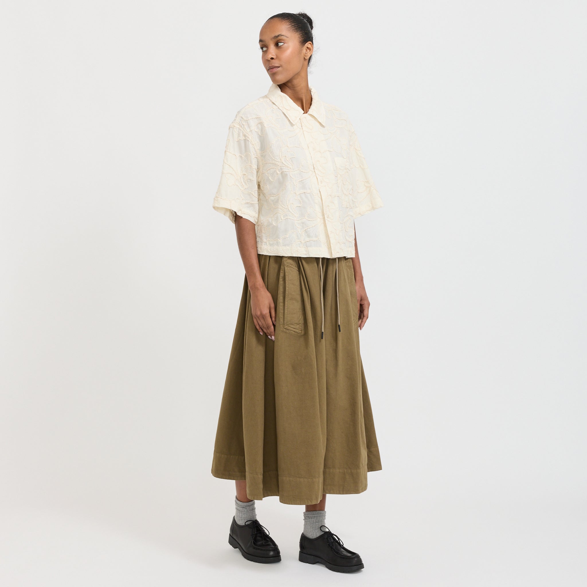 Girls of Dust | Meadow Skirt Canteen Green | Maplestore