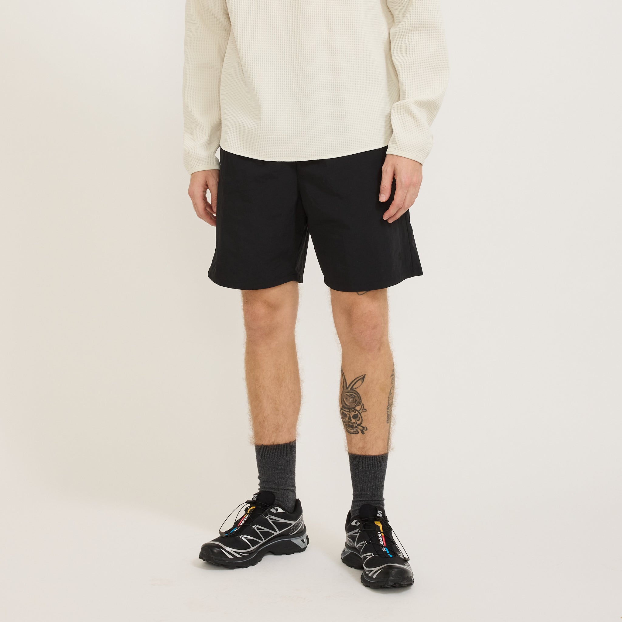 Nylon Shorts Black