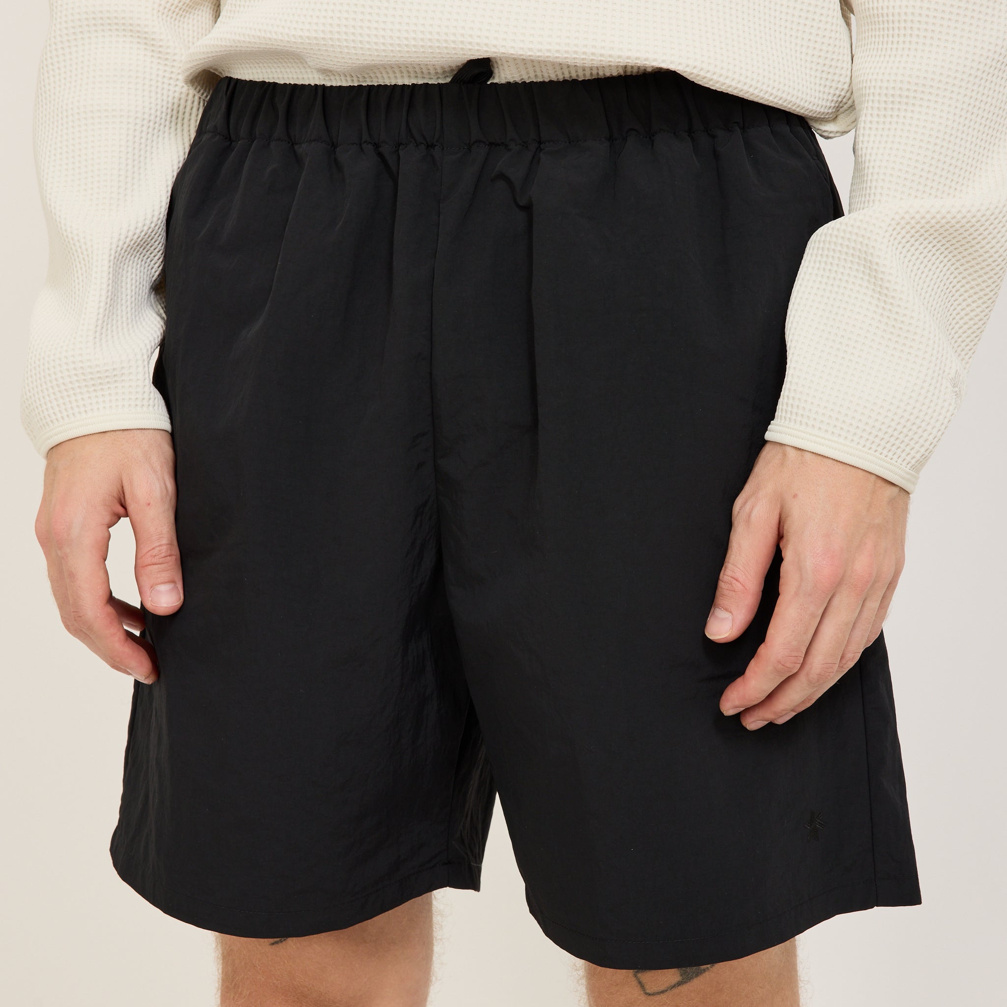 Nylon Shorts Black